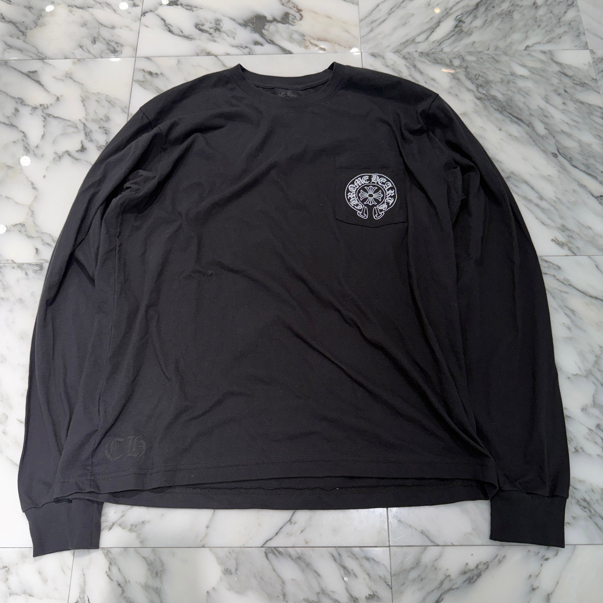 CHROME HEARTS MALIBU Limited Horseshoe Long Sleeve Tee Size L クロムハーツ マリブ限定 ホースシューロングスリーブTシャツ サイズL