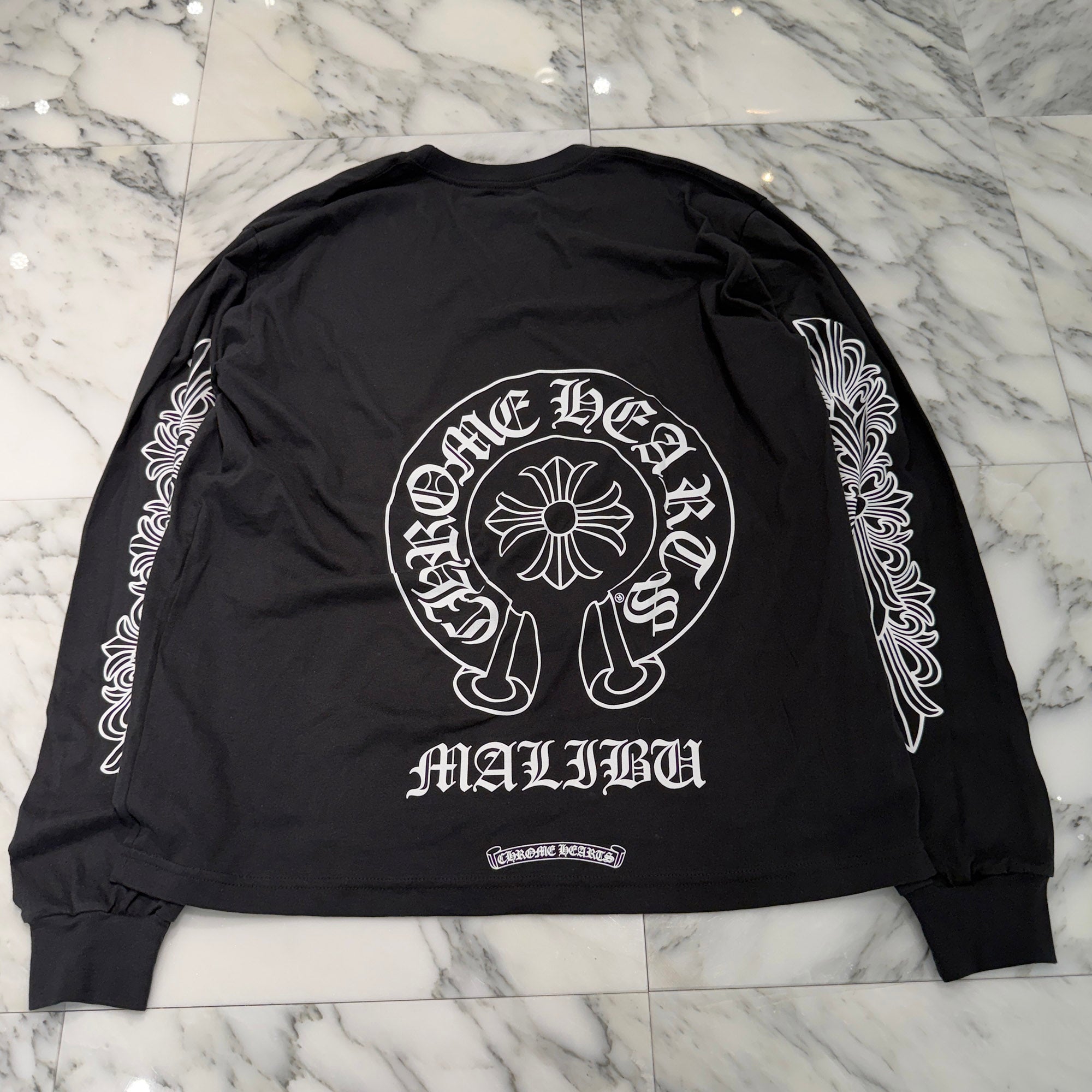 CHROME HEARTS MALIBU Limited Horseshoe Long Sleeve Tee Size L クロムハーツ マリブ限定 ホースシューロングスリーブTシャツ サイズL