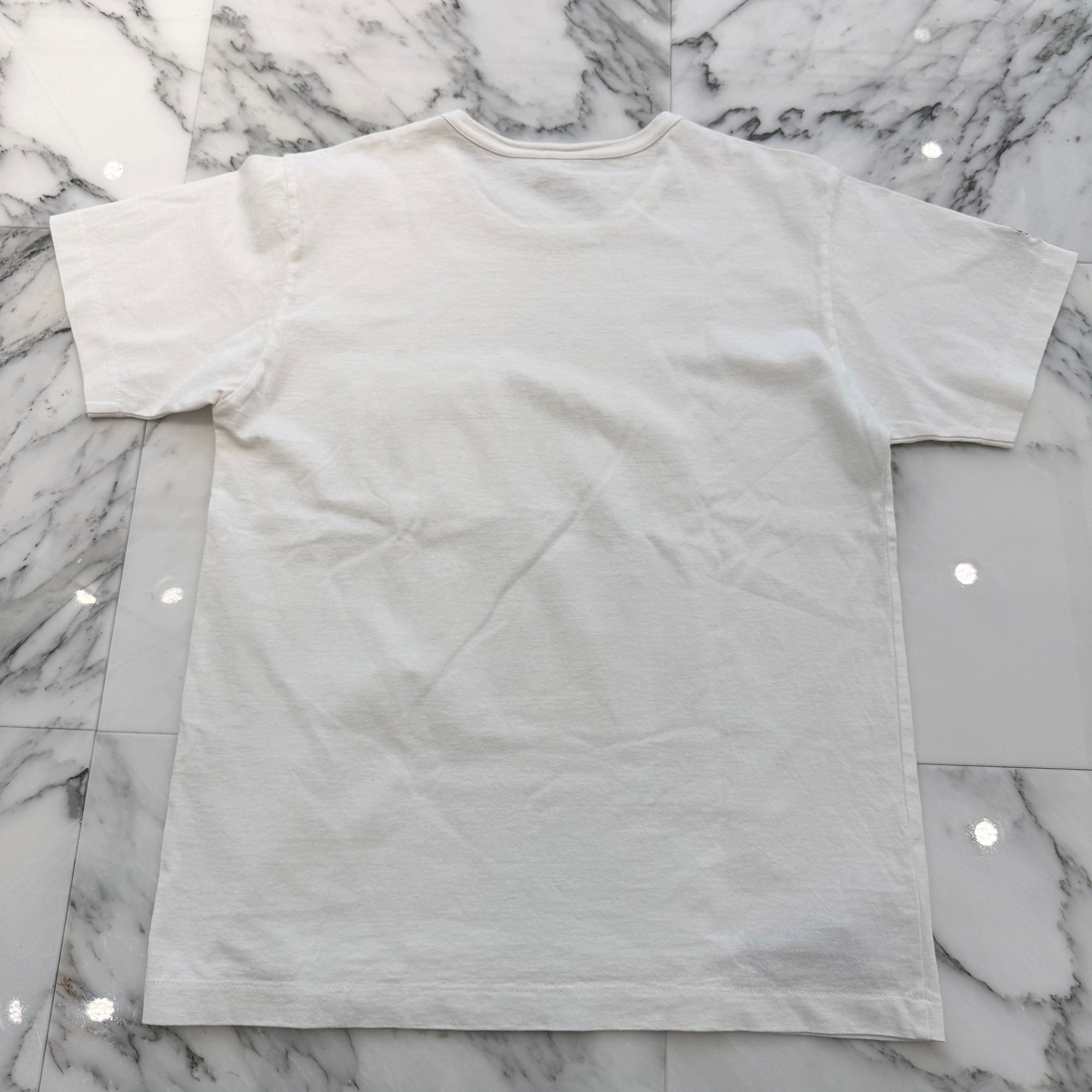 CHROME HEARTS Y NOT Vertical Logo Cross Embroidery Tee Size M クロムハーツ ワイノット バーティカルロゴ クロス刺繍 Tシャツ サイズM