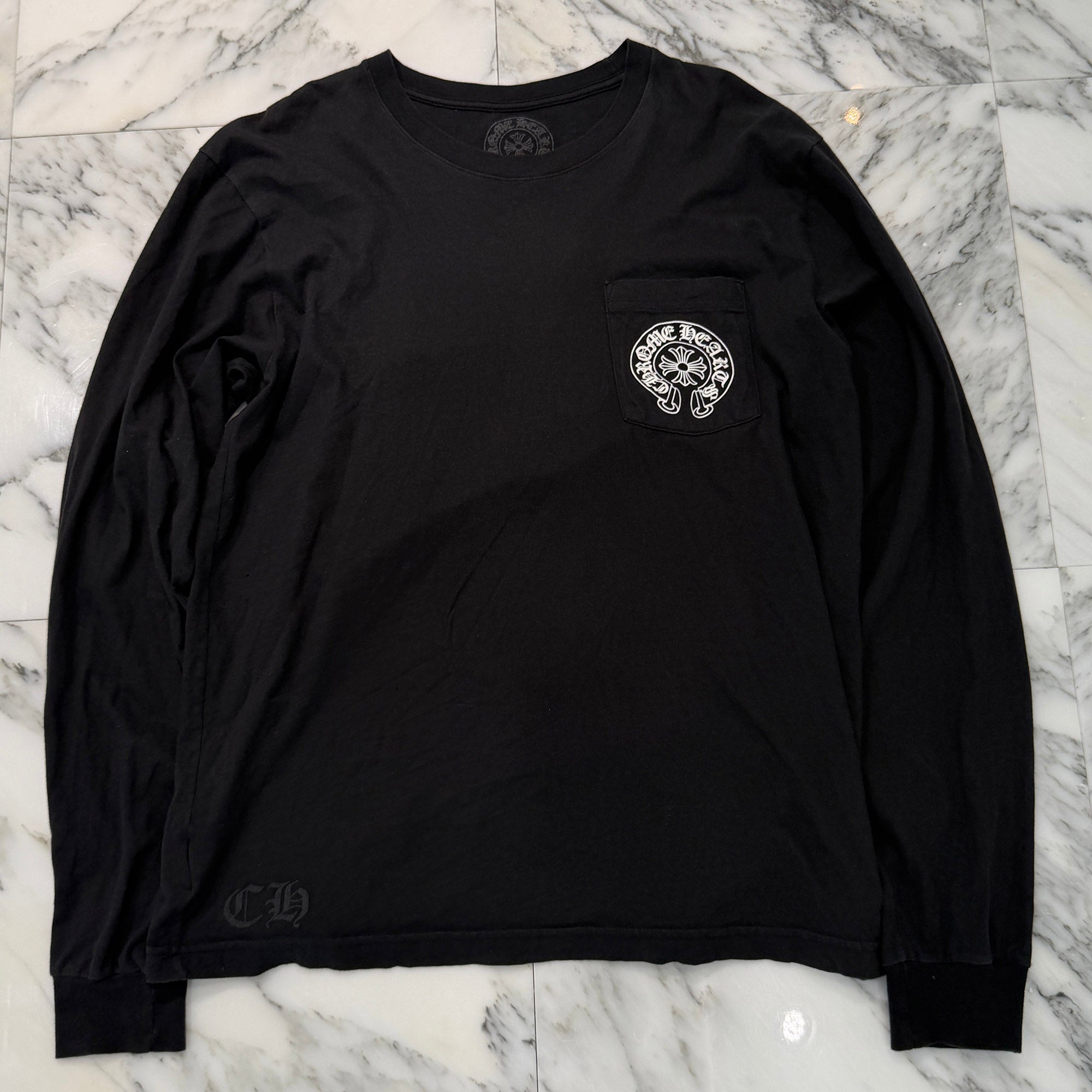 CHROME HEARTS MIAMI Limited Horseshoe Long Sleeve Tee Size L クロムハーツ マイアミ限定 ホースシューロングスリーブTシャツ サイズL