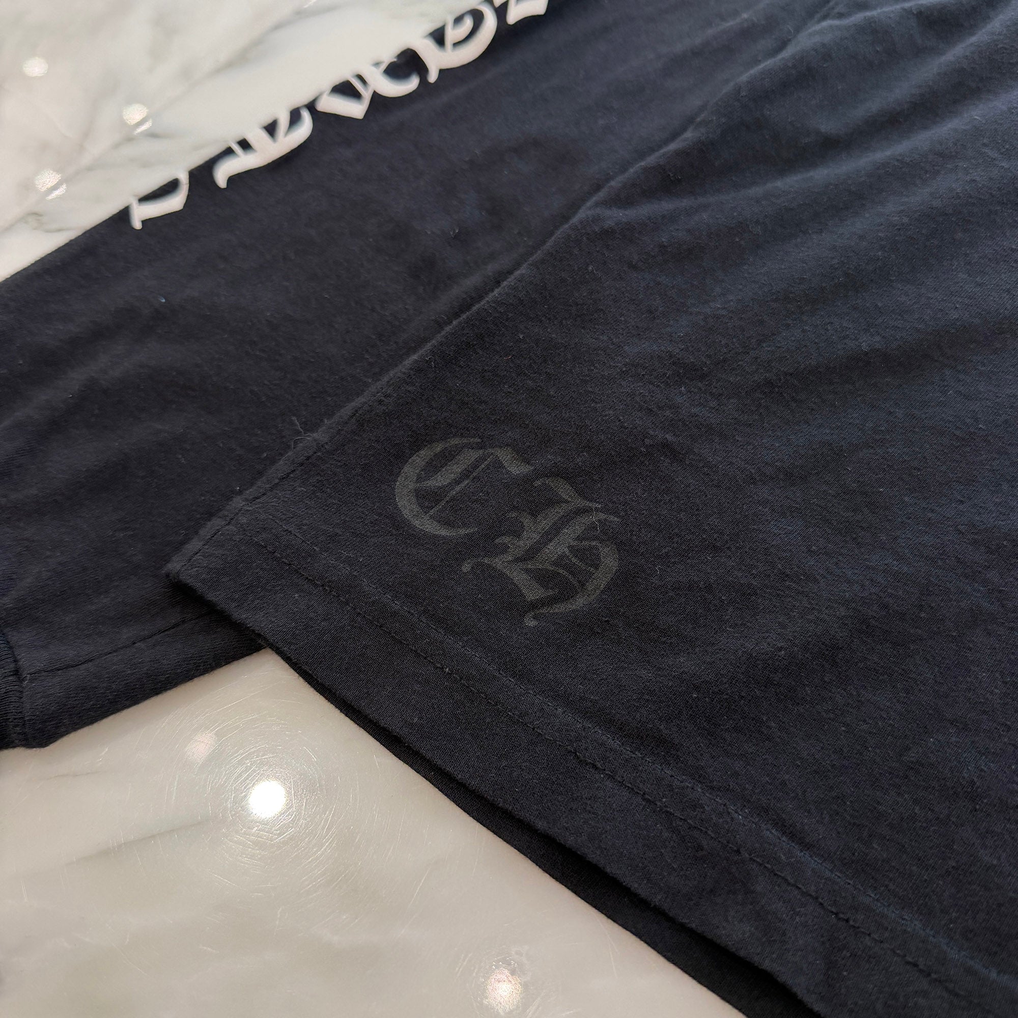 CHROME HEARTS Back Scroll Label Logo Long Sleeve Tee Size L クロムハーツ バックスクロールラベルロゴ ロングスリーブTシャツ サイズL