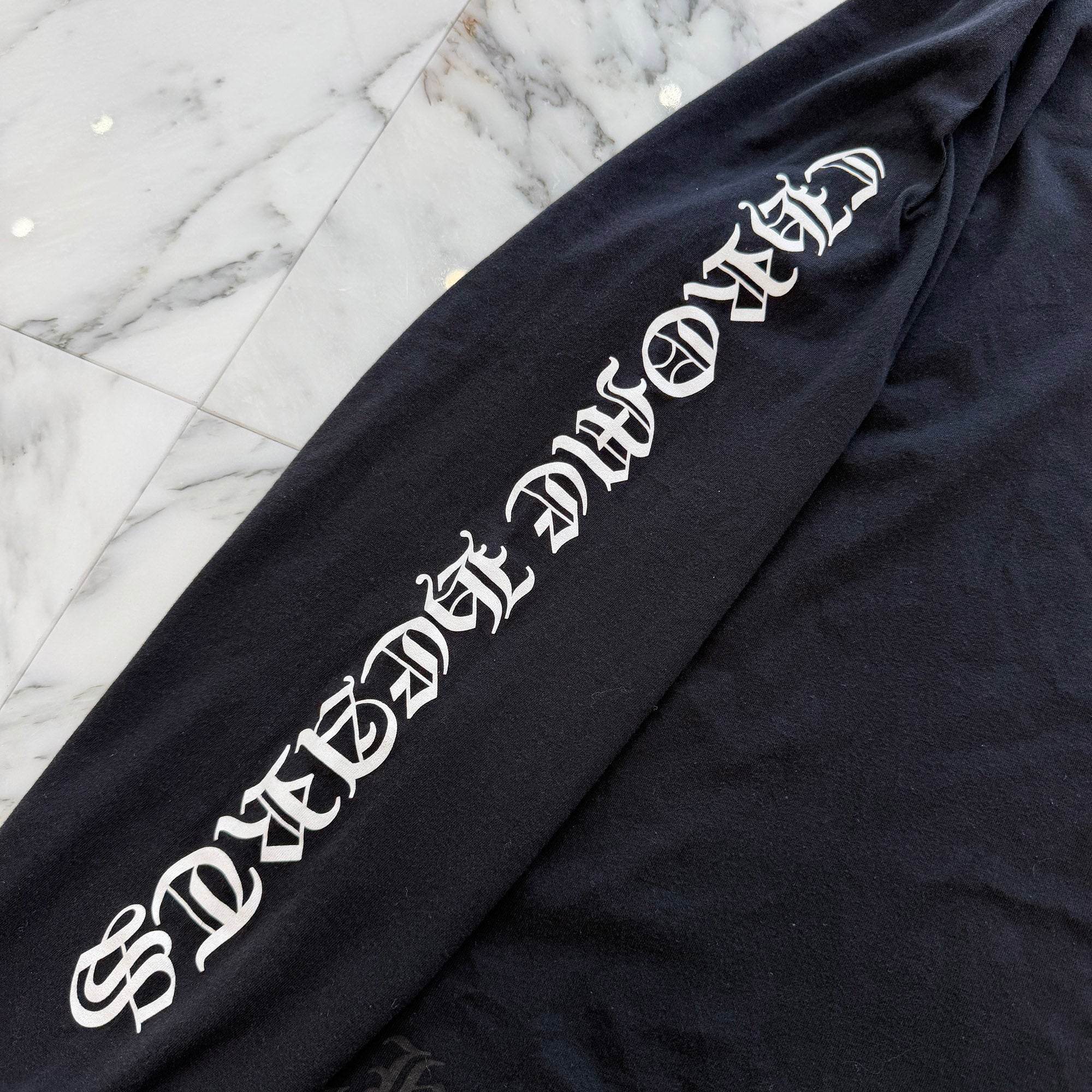 CHROME HEARTS Back Scroll Label Logo Long Sleeve Tee Size L クロムハーツ バックスクロールラベルロゴ ロングスリーブTシャツ サイズL