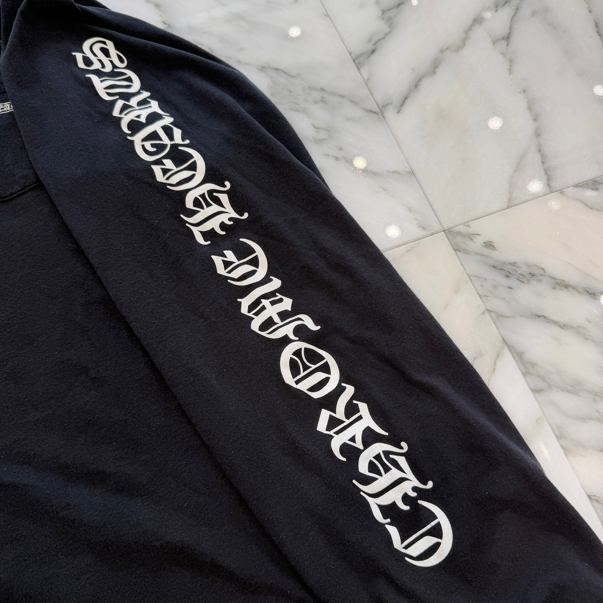 CHROME HEARTS Back Scroll Label Logo Long Sleeve Tee Size L クロムハーツ バックスクロールラベルロゴ ロングスリーブTシャツ サイズL
