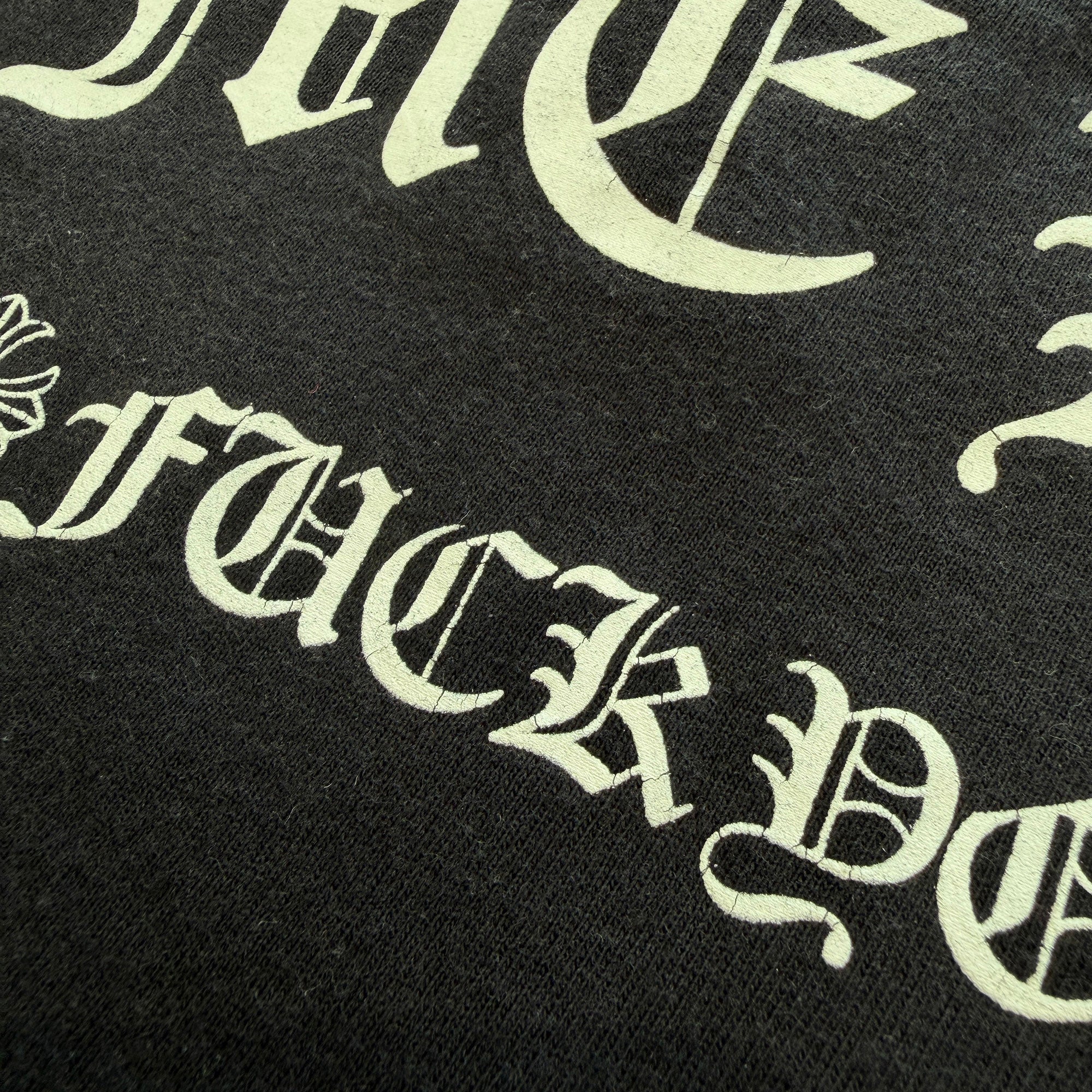 CHROME HEARTS Back Arch FUCK YOU Logo Long Sleeve Tee Size M クロムハーツ バックアーチ USA ロゴ 長袖Tシャツ サイズM