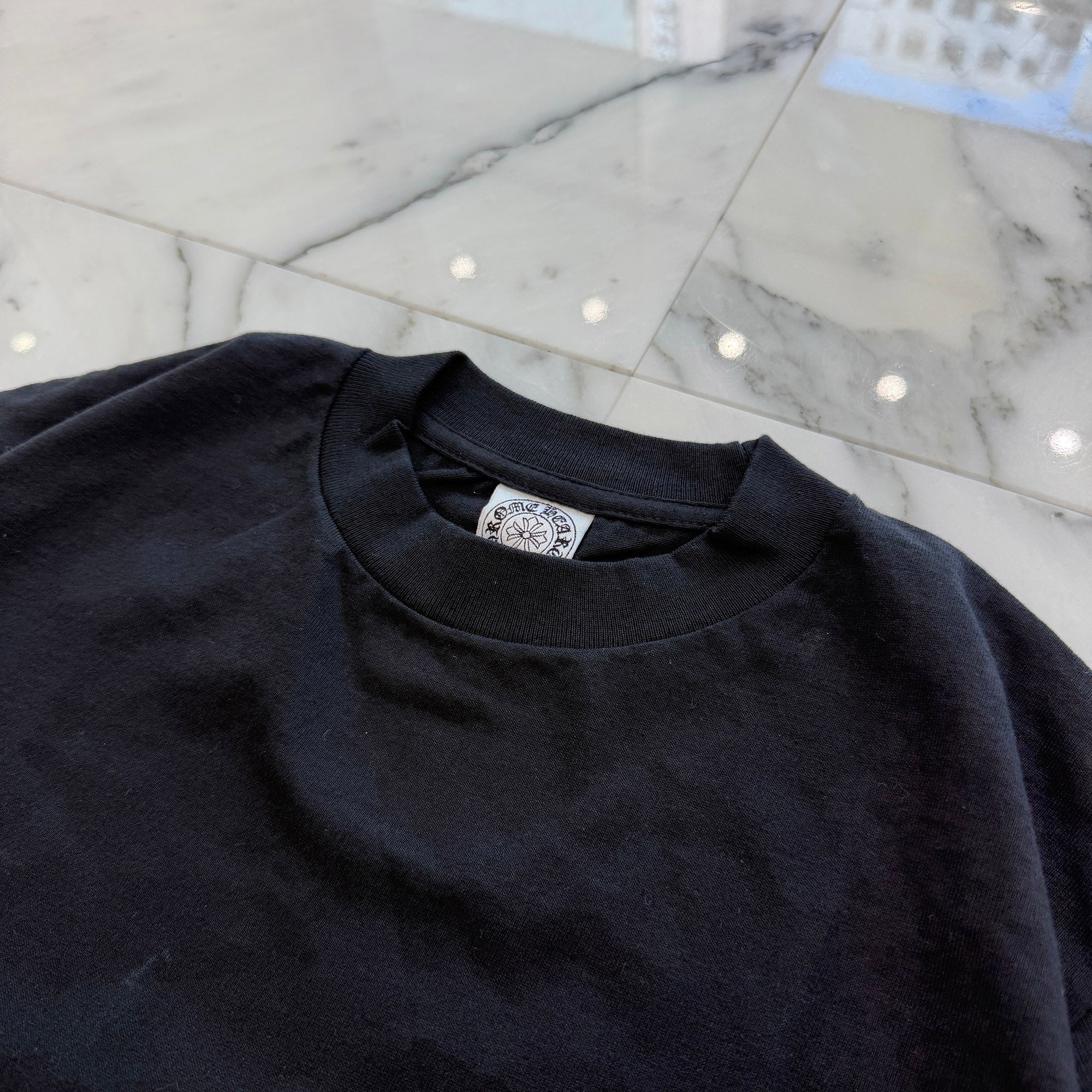 CHROME HEARTS Horseshoe Back Cemetery Cross Print Tee Size M クロムハーツ ホースシュー バックセメタリークロスプリント Tシャツ サイズM