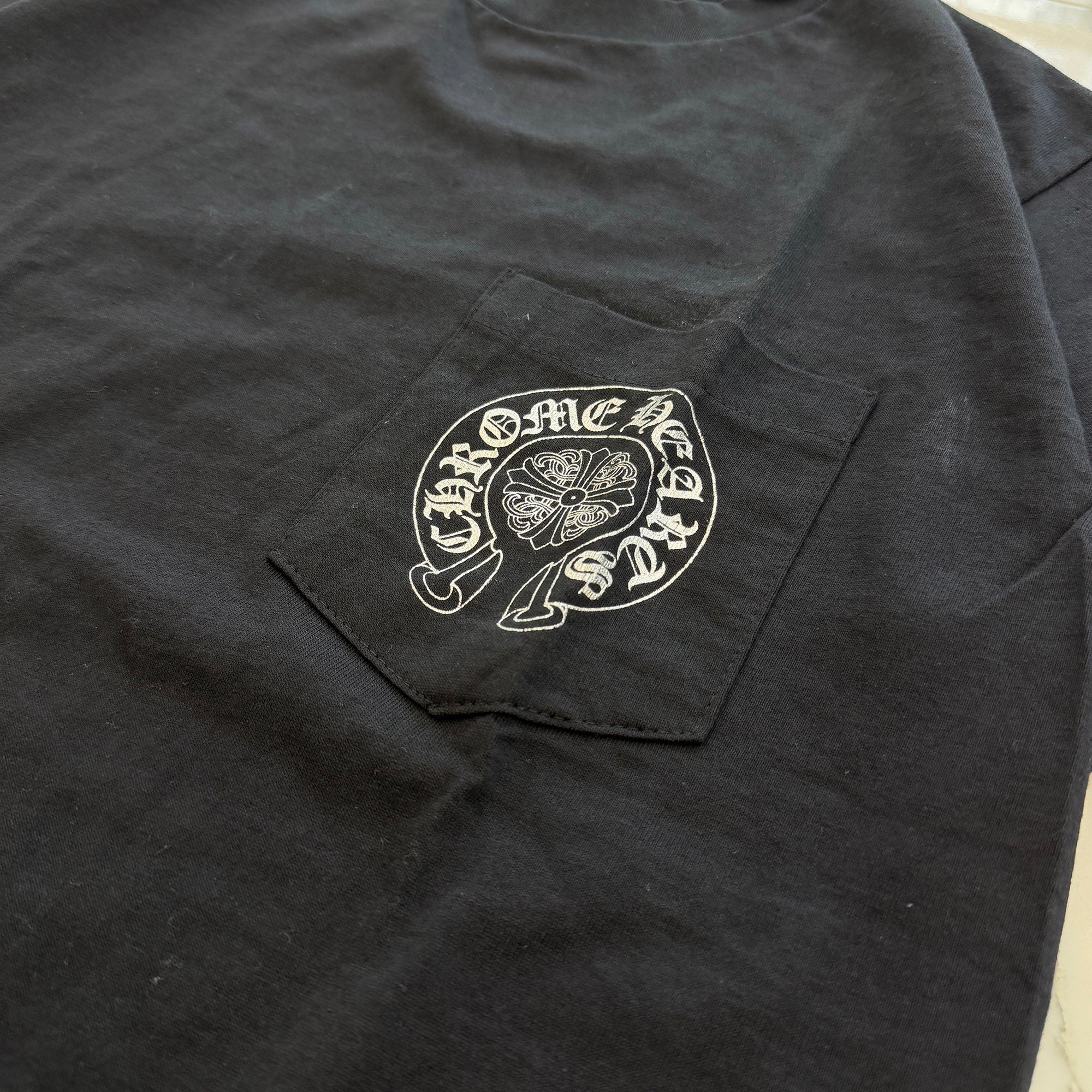 CHROME HEARTS Horseshoe Back Cemetery Cross Print Tee Size M クロムハーツ ホースシュー バックセメタリークロスプリント Tシャツ サイズM