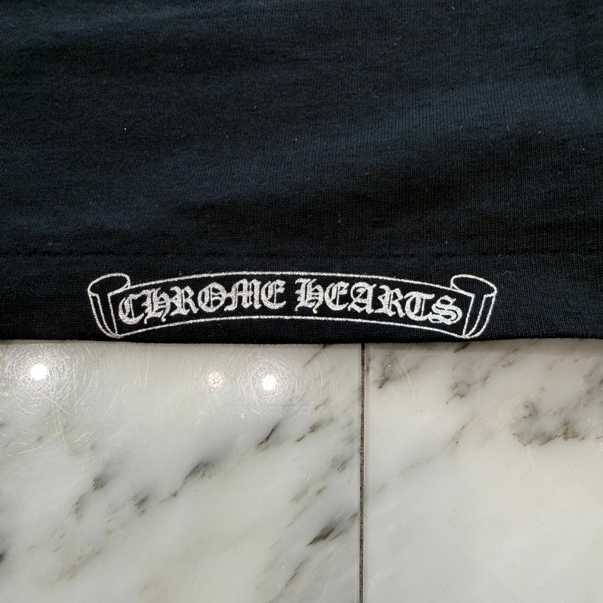 CHROME HEARTS Horseshoe Back Cemetery Cross Print Tee Size M クロムハーツ ホースシュー バックセメタリークロスプリント Tシャツ サイズM