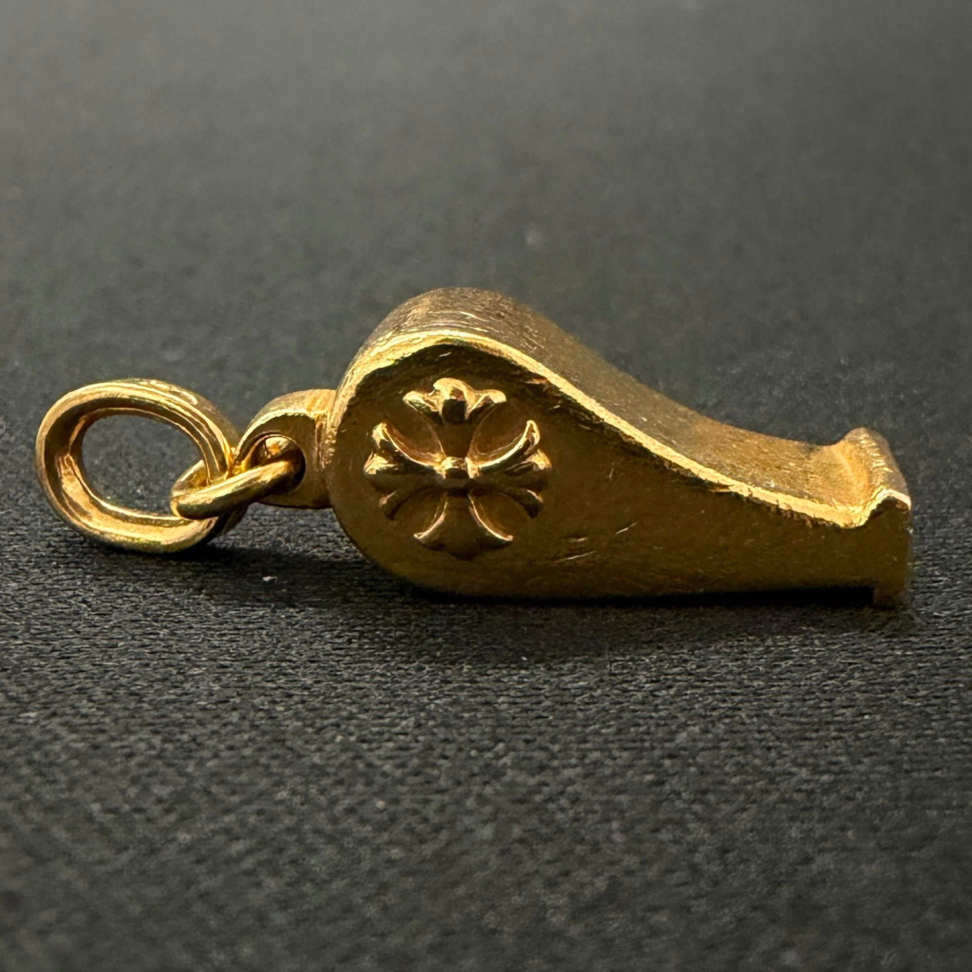 CHROME HEARTS 22K CH Plus Tiny Whistle Cham クロムハーツ 22K CHプラス タイニーホイッスル チャーム
