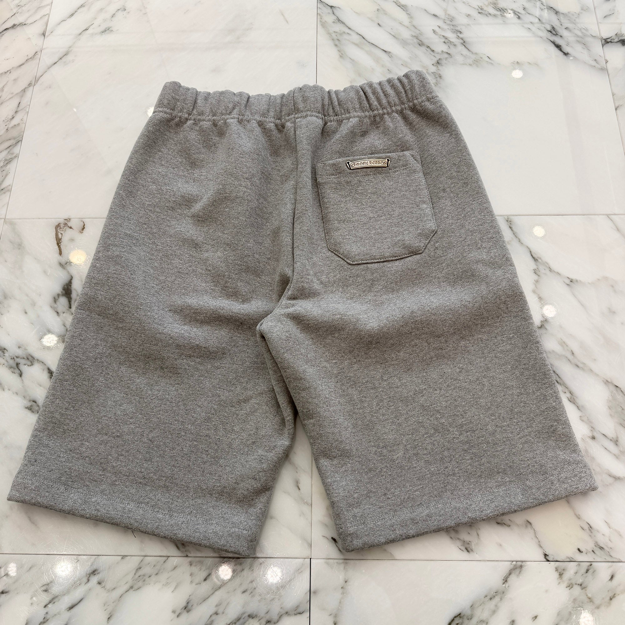 CHROME HEARTS Y NOT 3 Cemetery Cross Patch Sweat Shorts Size S クロムハーツ ワイノット 3 セメタリー クロスパッチ スウェットショーツ サイズS