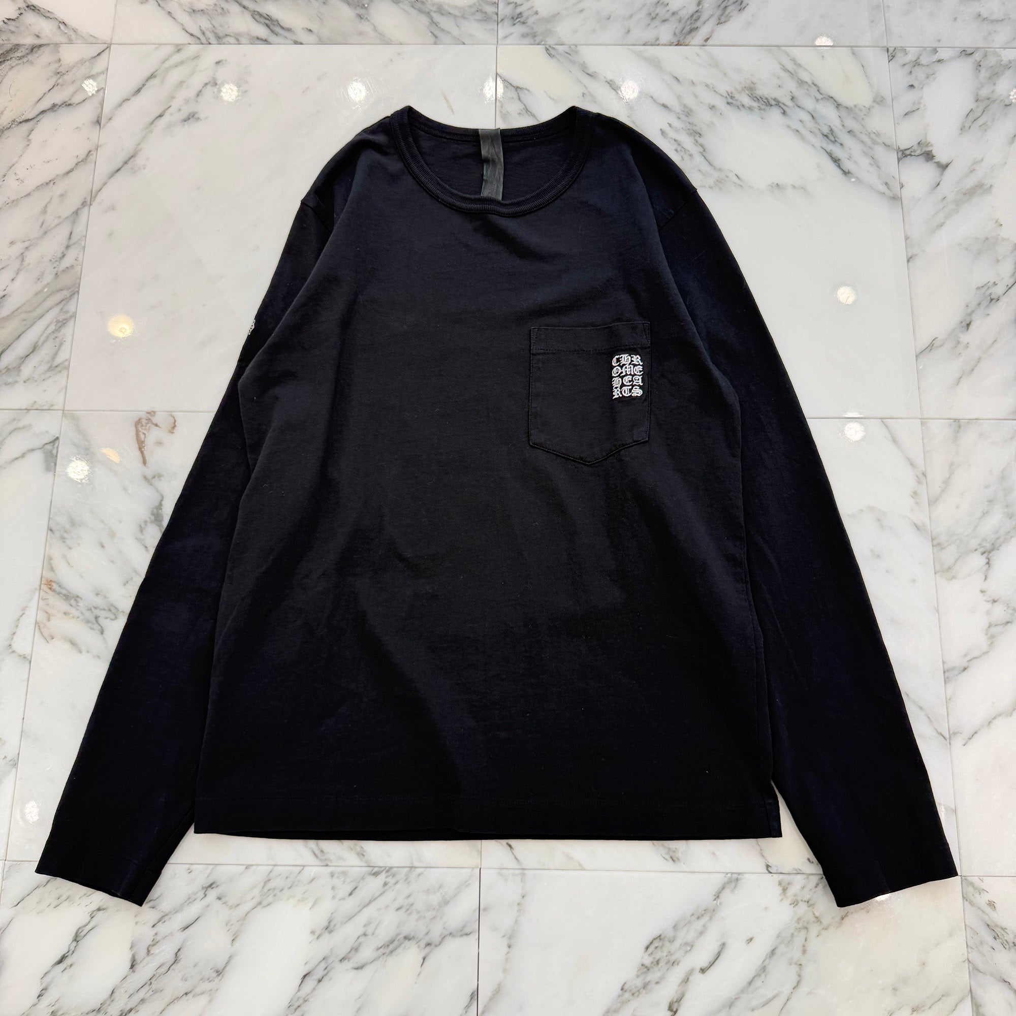 CHROME HEARTS Grp Y Not Light Work Long Sleeve Tee Size S クロムハーツ ワイノット ライトワーク ロングスリーブTシャツ サイズS