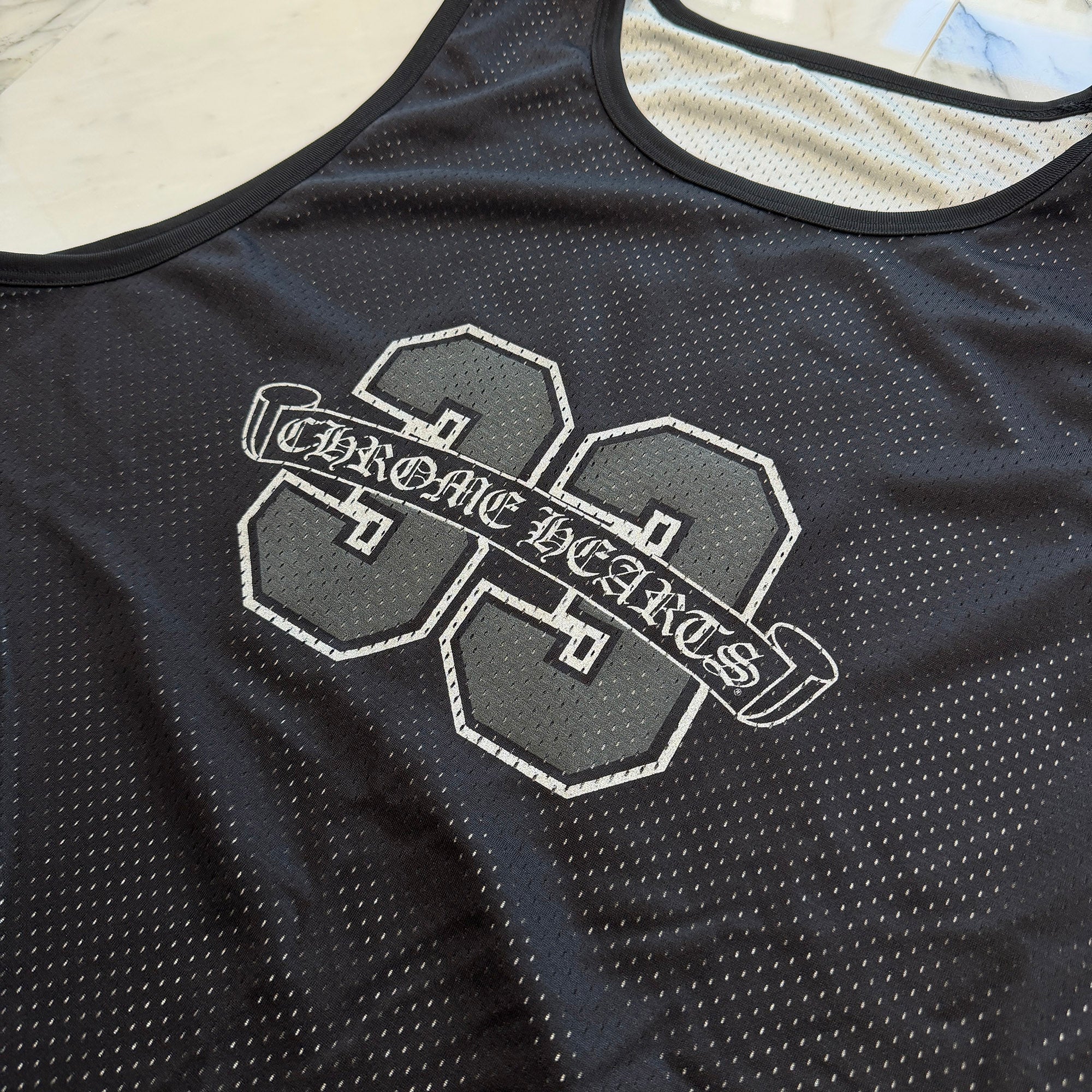 CHROME HEARTS Mesh Warm Up Jersey Size L クロムハーツ メッシュウォームアップジャージー サイズL