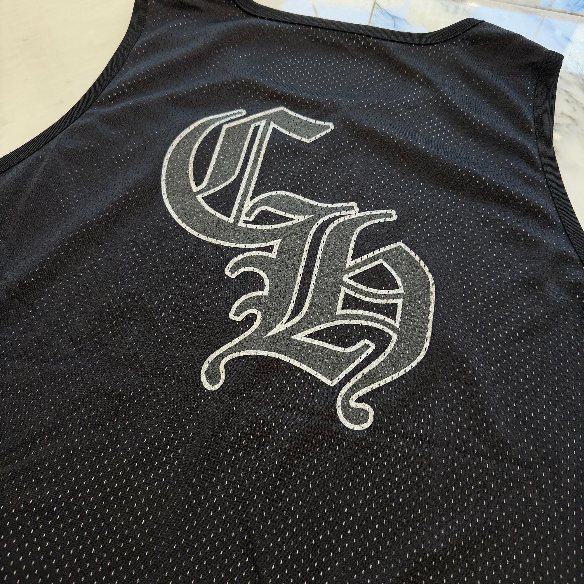 CHROME HEARTS Mesh Warm Up Jersey Size L クロムハーツ メッシュウォームアップジャージー サイズL