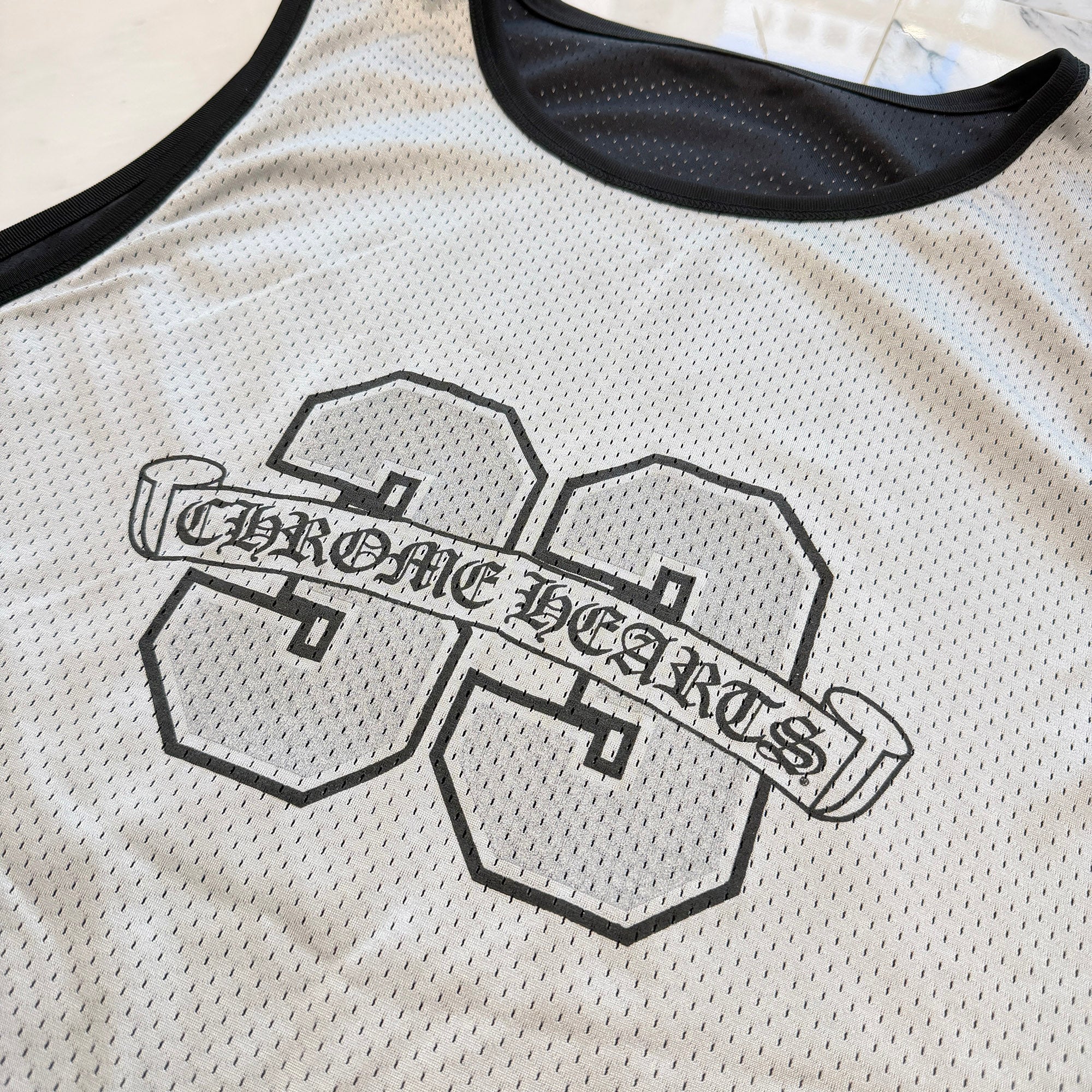 CHROME HEARTS Mesh Warm Up Jersey Size L クロムハーツ メッシュウォームアップジャージー サイズL