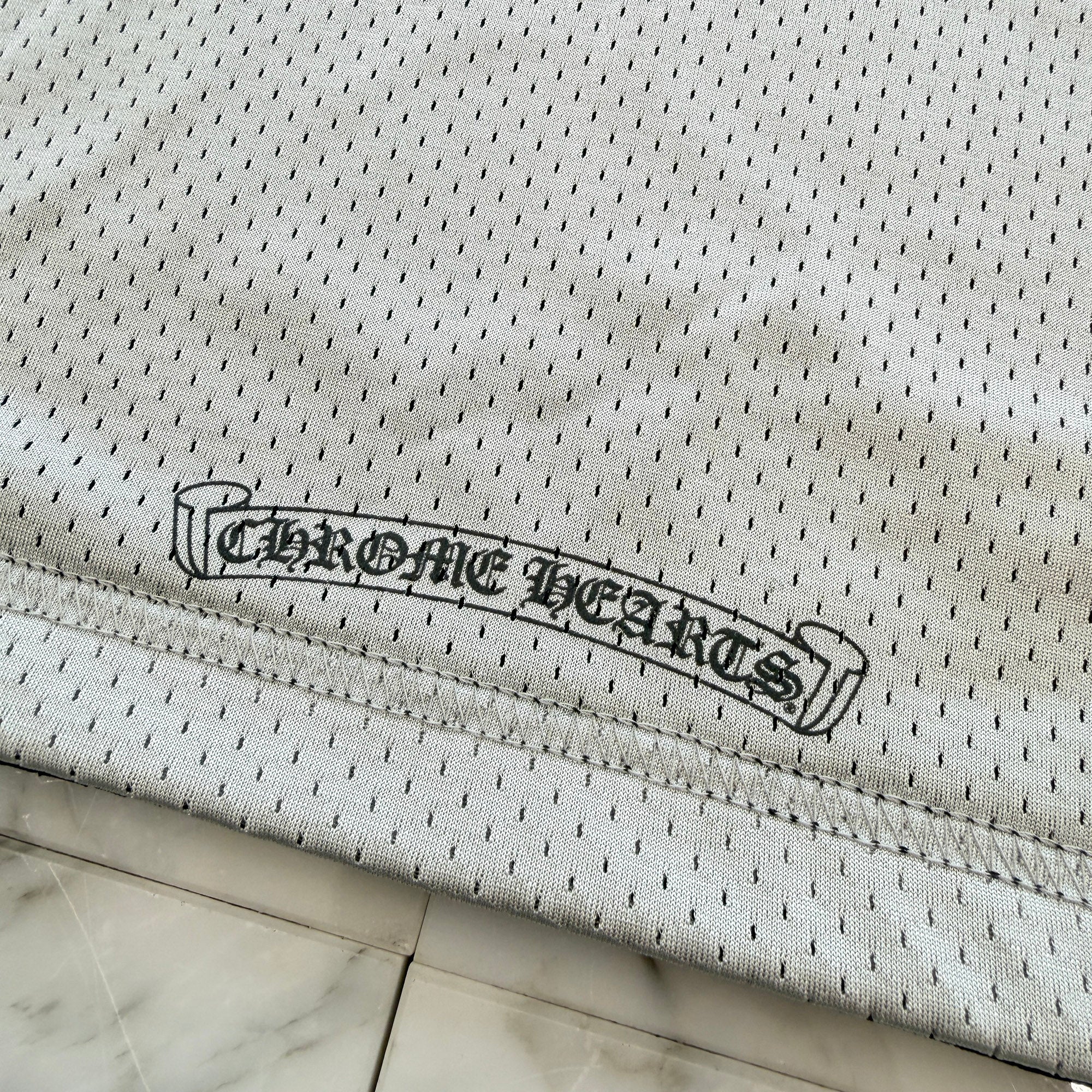 CHROME HEARTS Mesh Warm Up Jersey Size L クロムハーツ メッシュウォームアップジャージー サイズL
