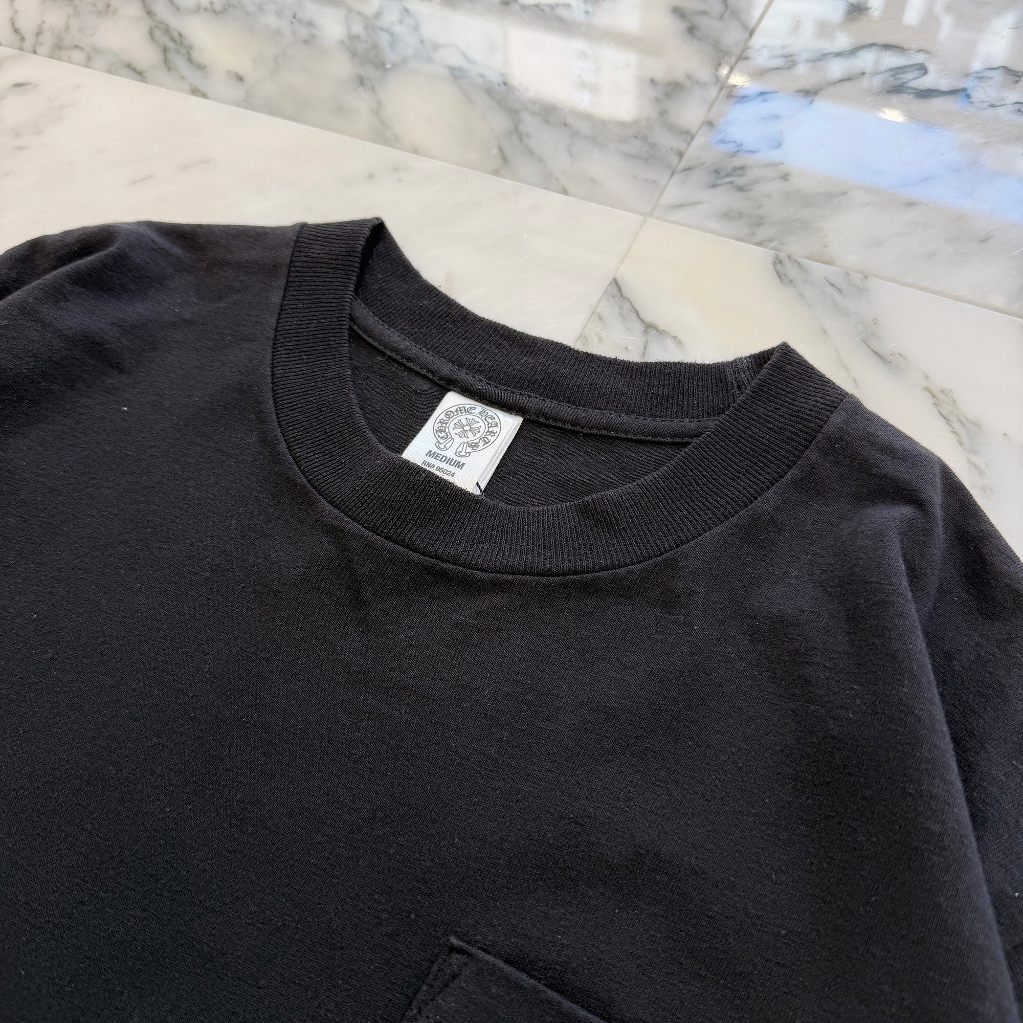 CHROME HEARTS BS Flare Side Vertical Logo Tee Size M クロムハーツ BSフレア サイド ヴァーティカルロゴ Tシャツ サイズM