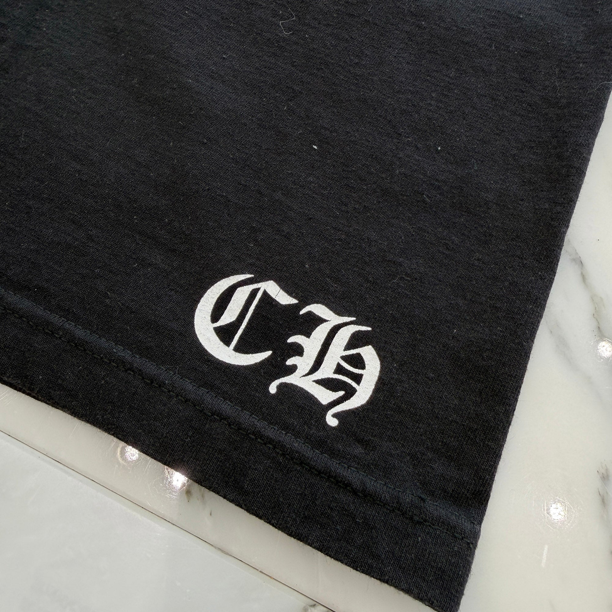 CHROME HEARTS BS Flare Side Vertical Logo Tee Size M クロムハーツ BSフレア サイド ヴァーティカルロゴ Tシャツ サイズM