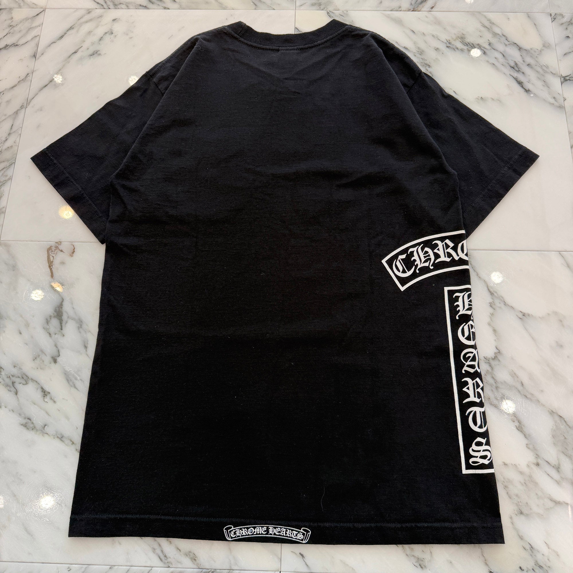 CHROME HEARTS BS Flare Side Vertical Logo Tee Size M クロムハーツ BSフレア サイド ヴァーティカルロゴ Tシャツ サイズM