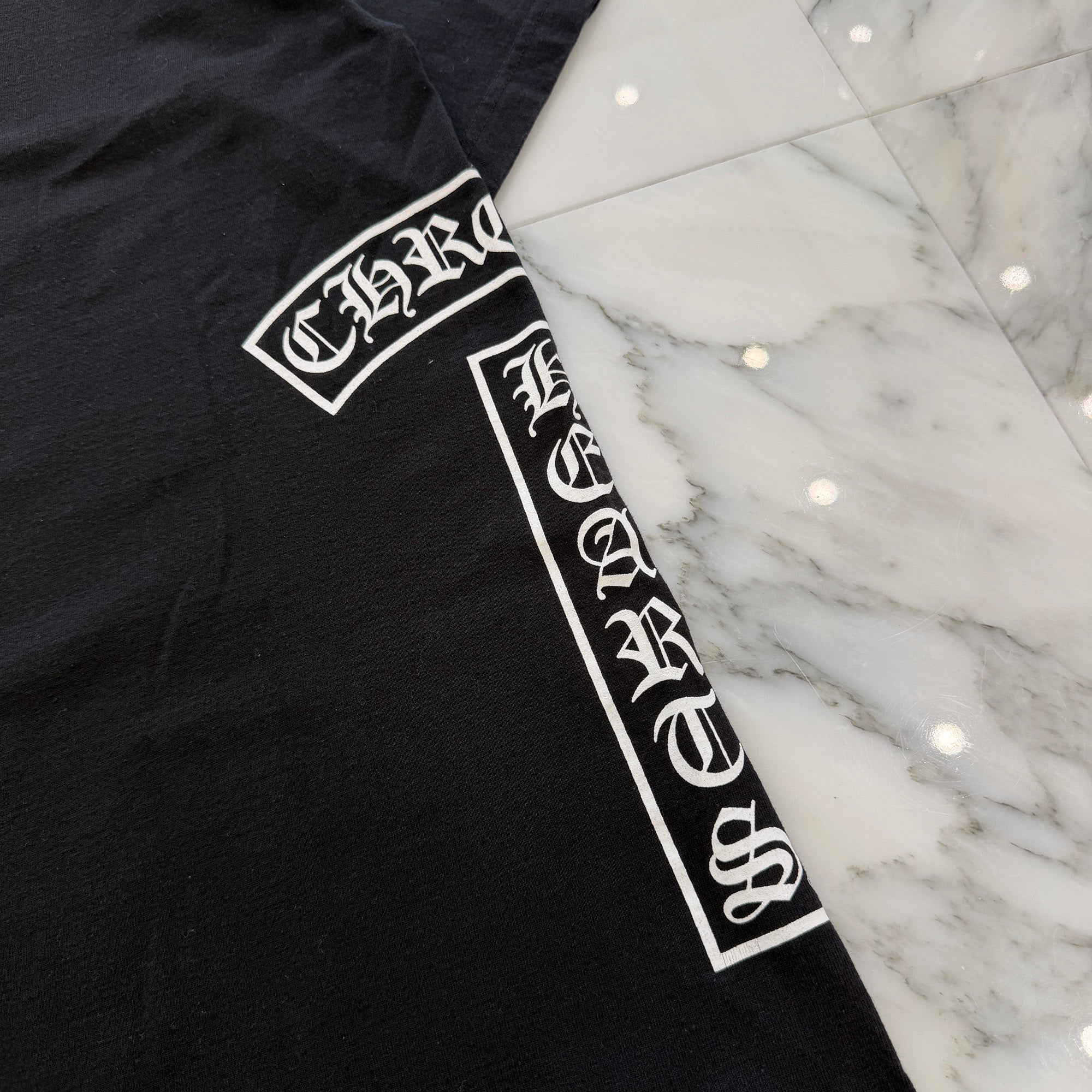 CHROME HEARTS BS Flare Side Vertical Logo Tee Size M クロムハーツ BSフレア サイド ヴァーティカルロゴ Tシャツ サイズM