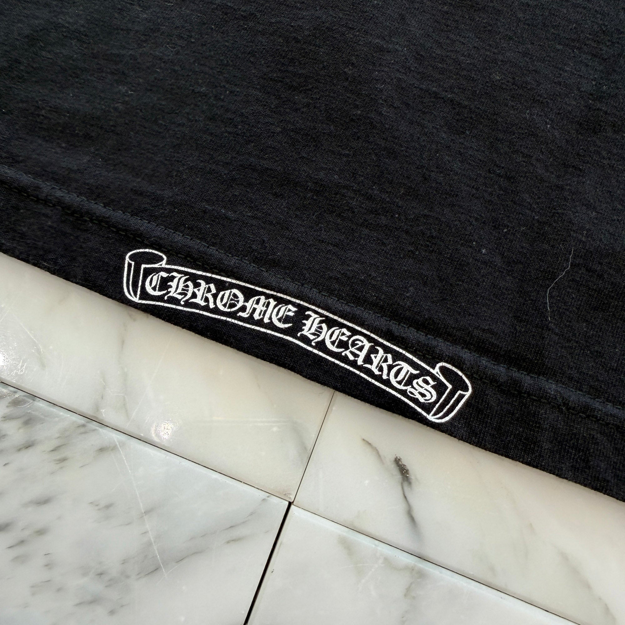 CHROME HEARTS BS Flare Side Vertical Logo Tee Size M クロムハーツ BSフレア サイド ヴァーティカルロゴ Tシャツ サイズM