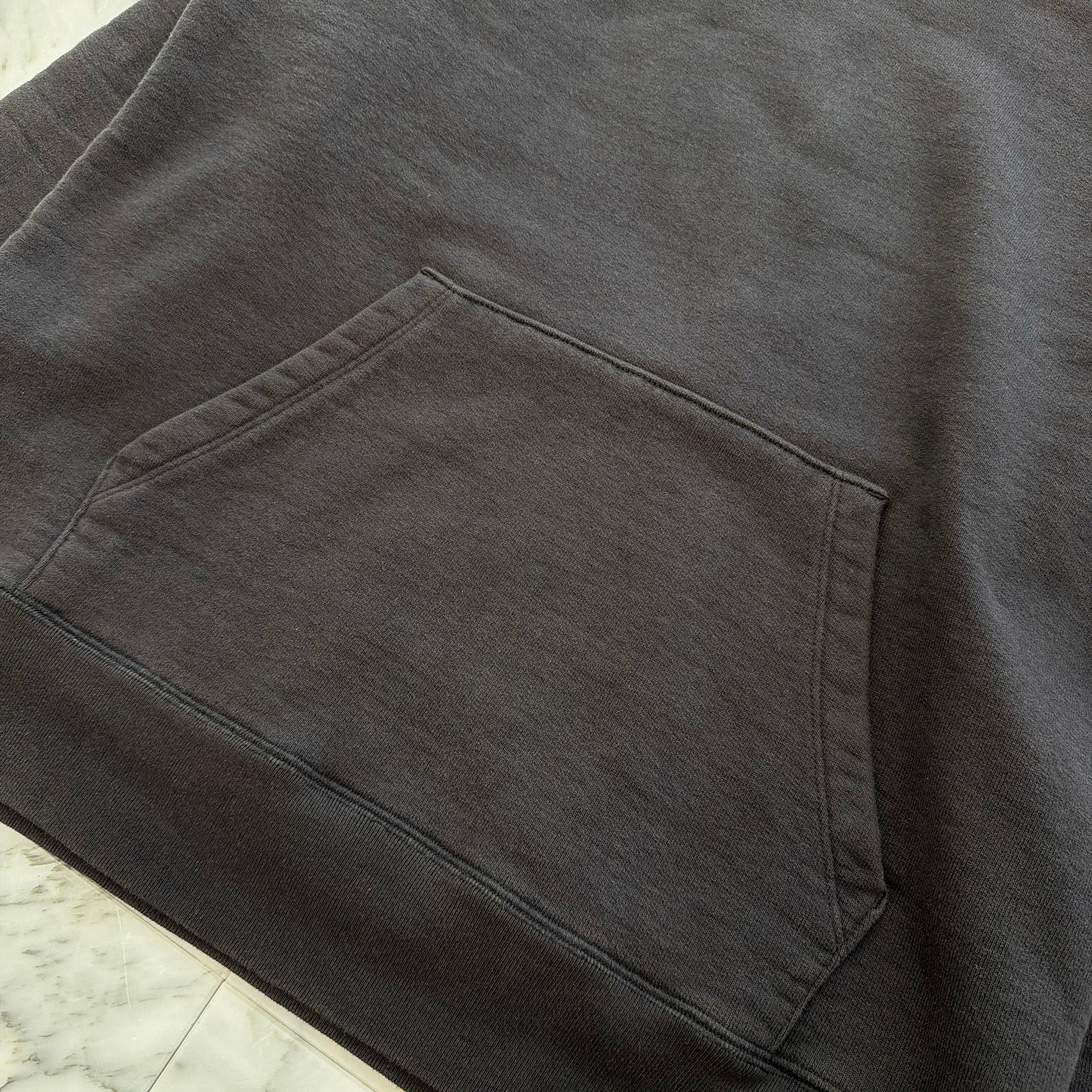 CHROME HEARTS Y NOT Cemetery Cross Leather Patch Pullover Hoodie Size M クロムハーツ ワイノット セメタリークロス レザーパッチ プルオーバーフーディ サイズm