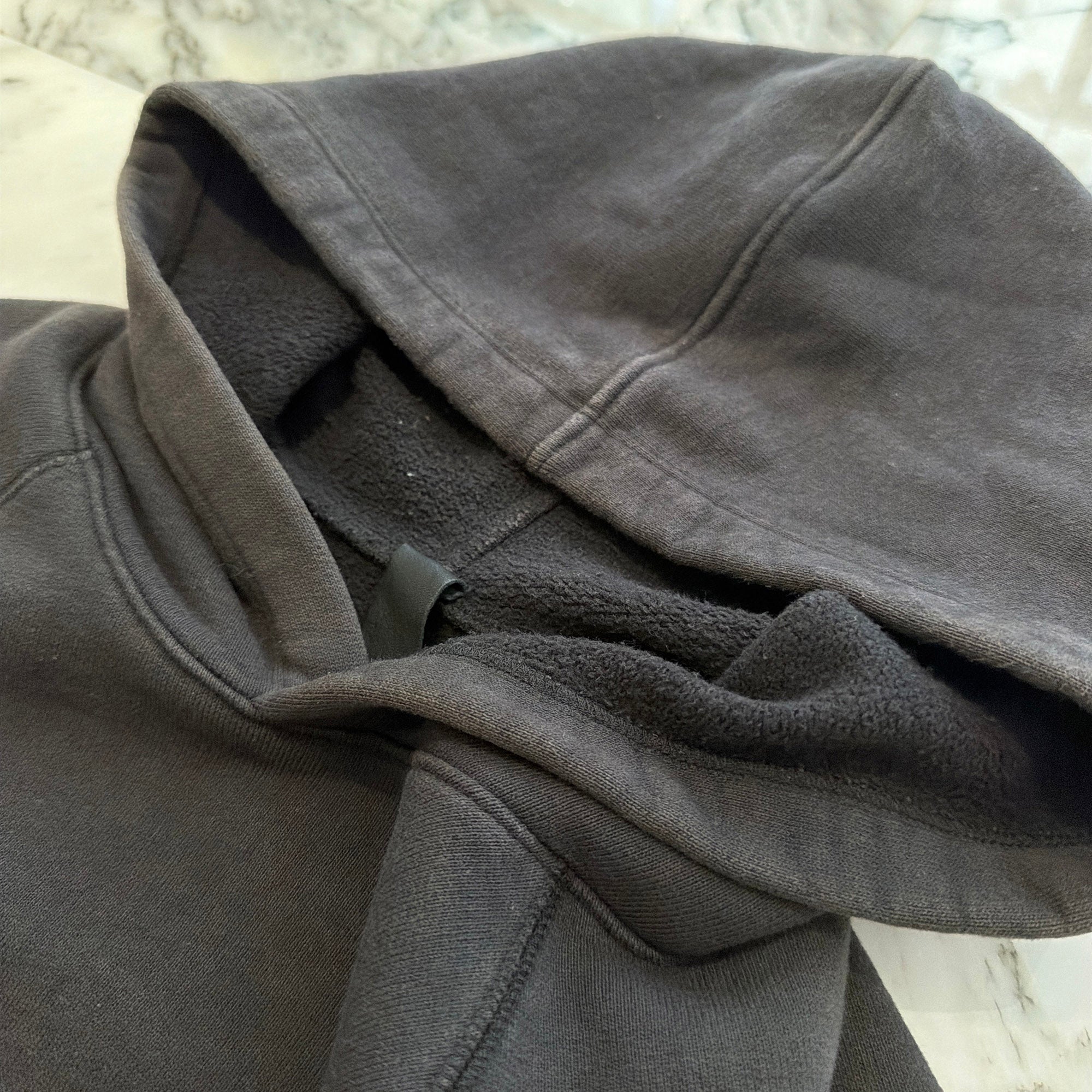 CHROME HEARTS Y NOT Cemetery Cross Leather Patch Pullover Hoodie Size M クロムハーツ ワイノット セメタリークロス レザーパッチ プルオーバーフーディ サイズm