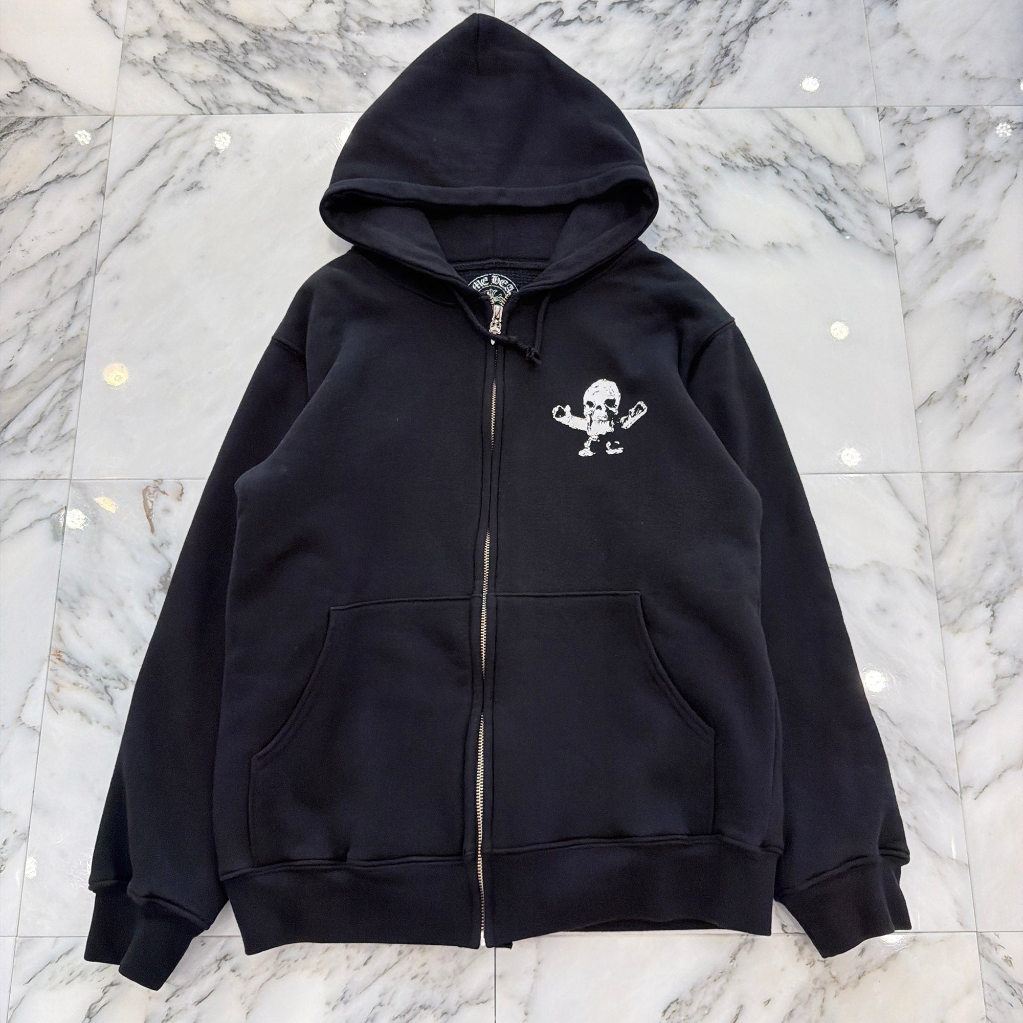 CHROME HEARTS Foti Harris Teeter Thermal Zip Up Hoodie Size M クロムハーツ フォティ ハリス ティーター サーマル ジップアップフーディ サイズM