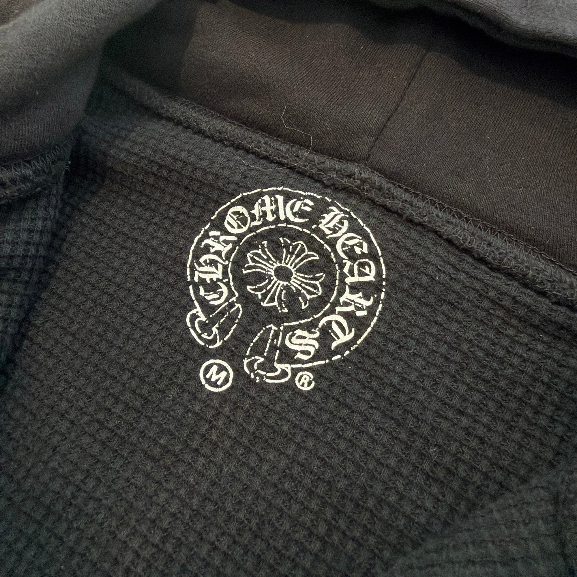 CHROME HEARTS Foti Harris Teeter Thermal Zip Up Hoodie Size M クロムハーツ フォティ ハリス ティーター サーマル ジップアップフーディ サイズM