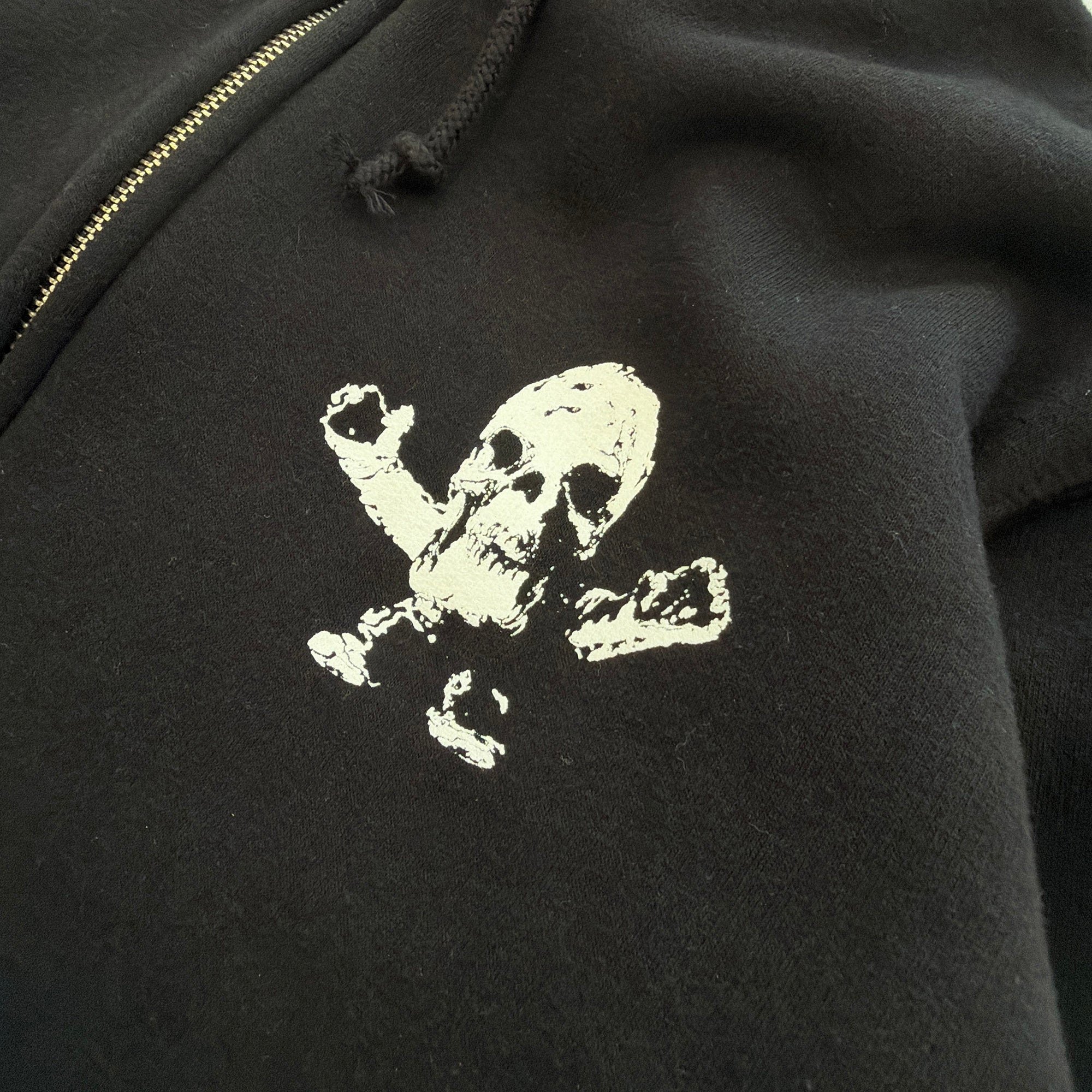 CHROME HEARTS Foti Harris Teeter Thermal Zip Up Hoodie Size M クロムハーツ フォティ ハリス ティーター サーマル ジップアップフーディ サイズM