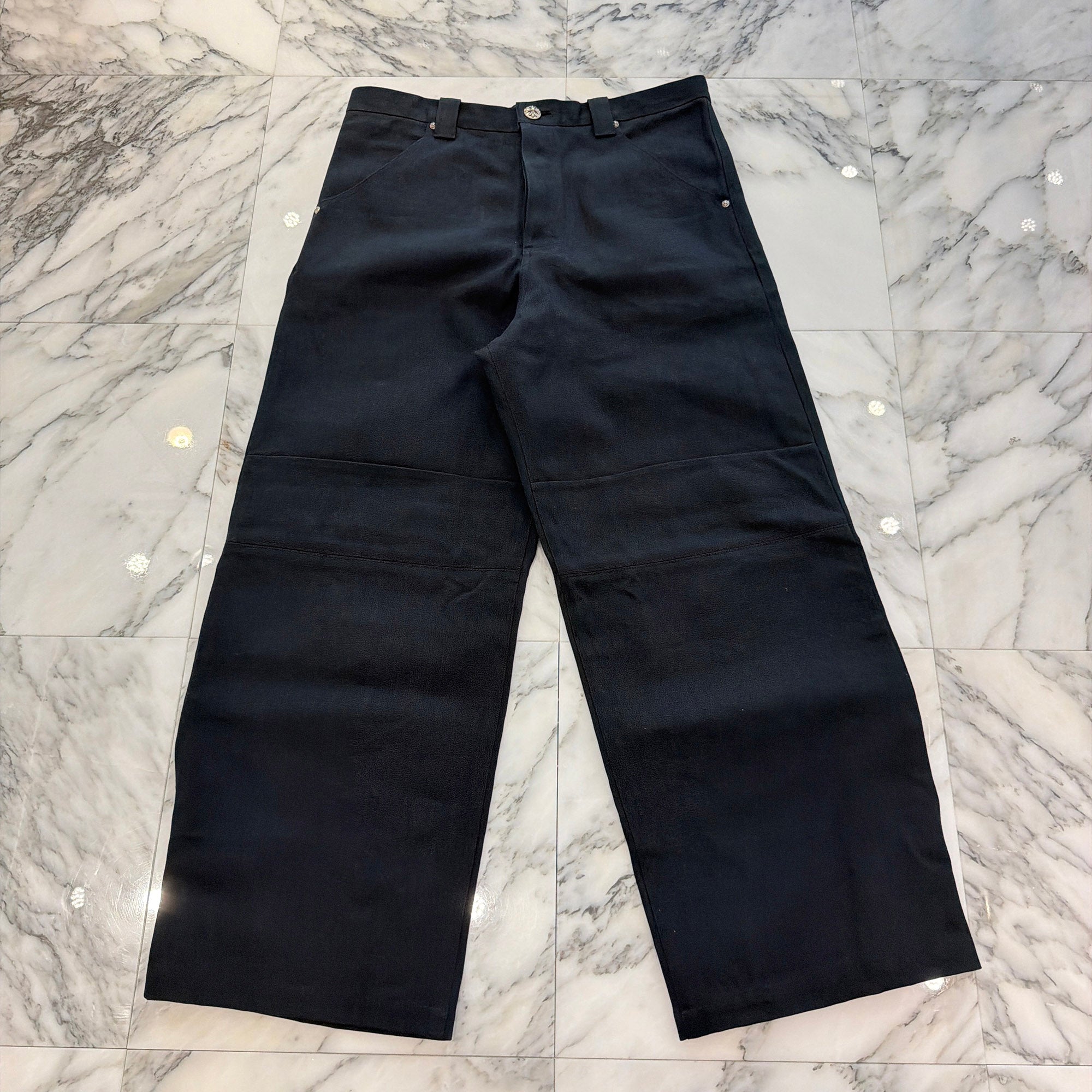 CHROME HEARTS KS FIT Cross Ball Button Denim Pants Size 36 クロムハーツ KSフィット クロスボールボタン デニムパンツ サイズ36