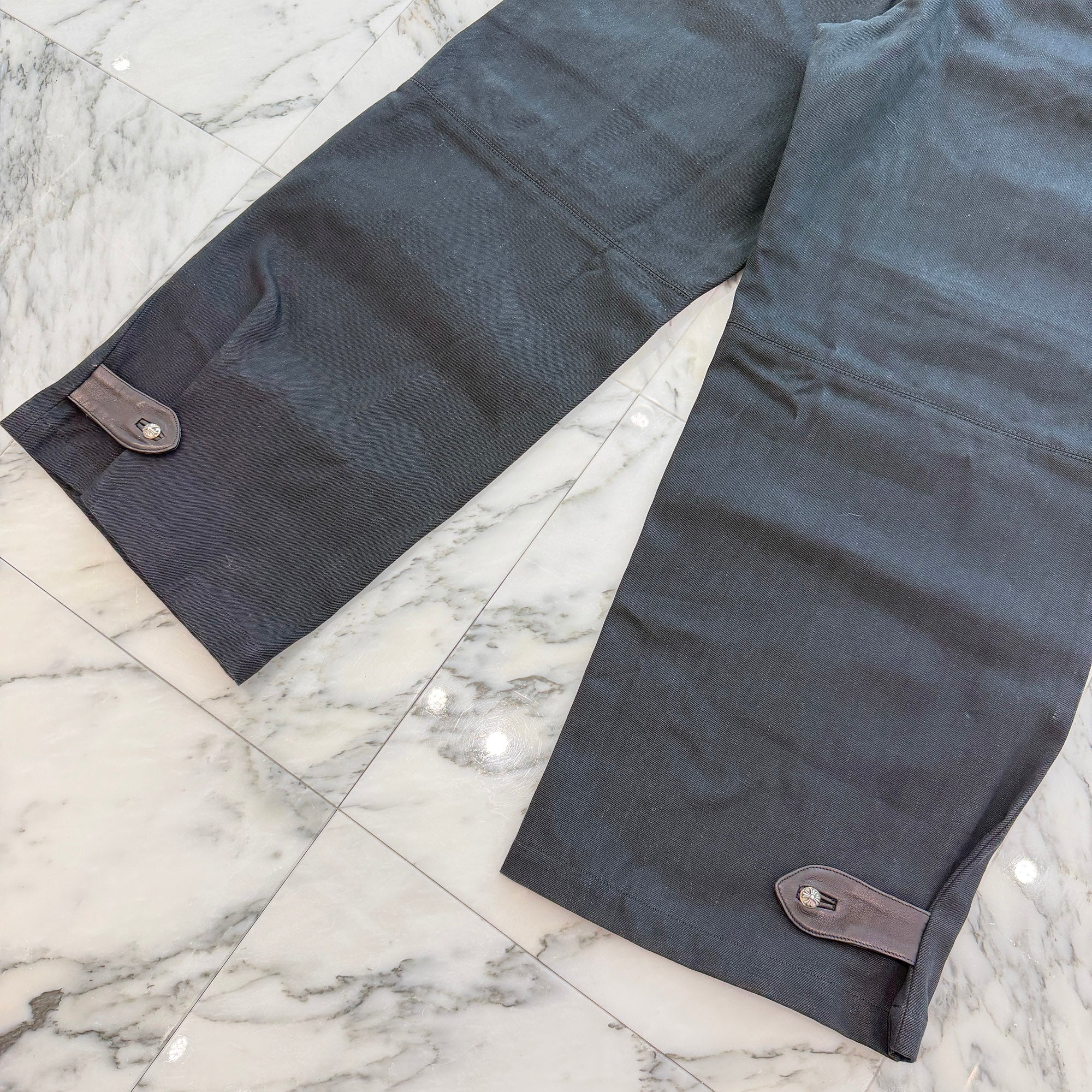 CHROME HEARTS KS FIT Cross Ball Button Denim Pants Size 36 クロムハーツ KSフィット クロスボールボタン デニムパンツ サイズ36