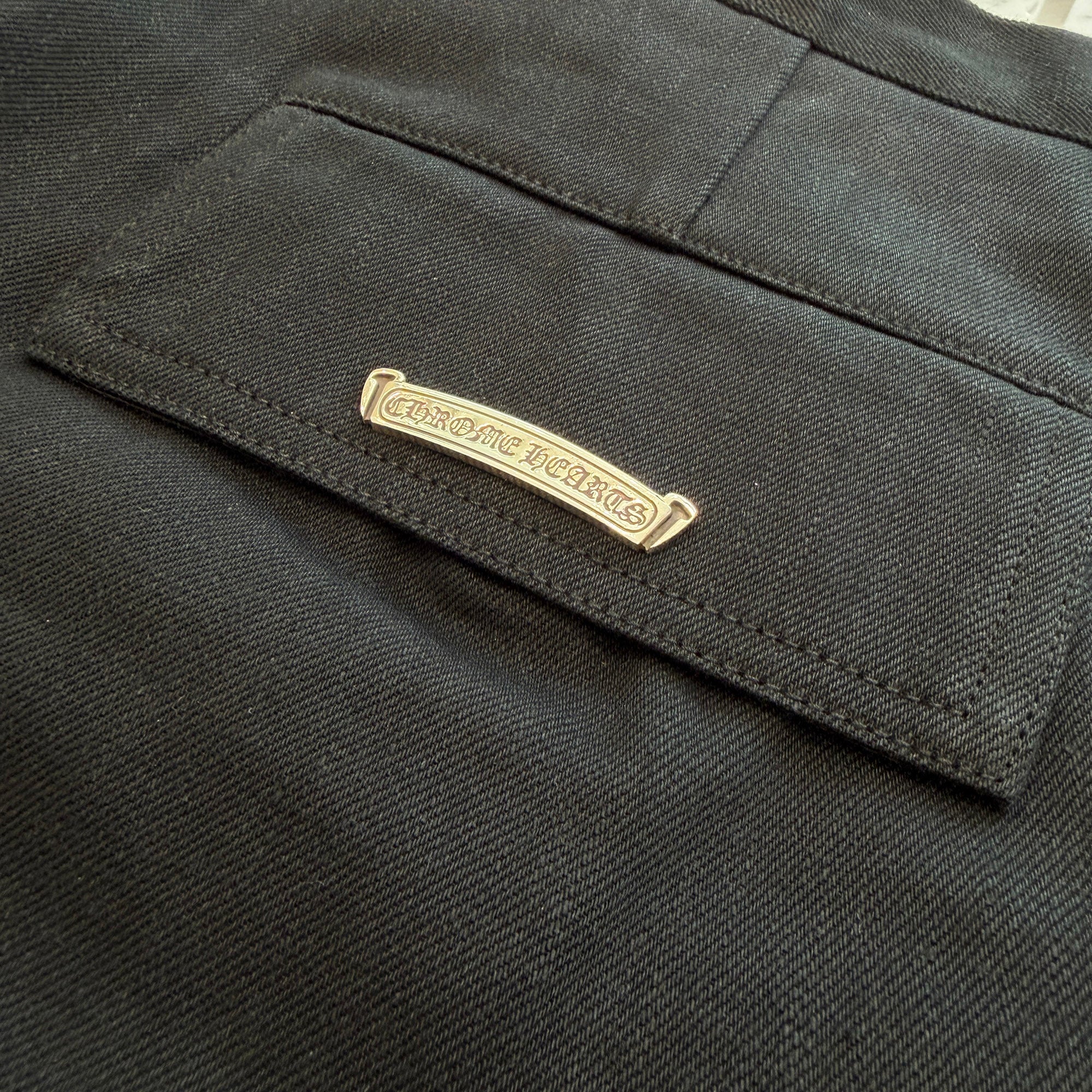 CHROME HEARTS KS FIT Cross Ball Button Denim Pants Size 36 クロムハーツ KSフィット クロスボールボタン デニムパンツ サイズ36