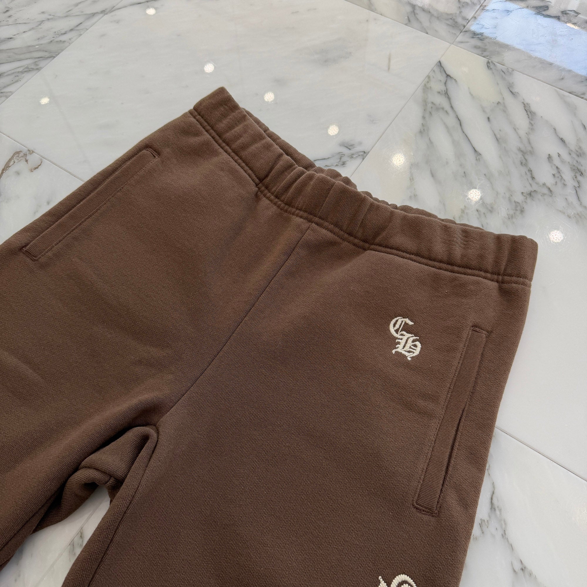 CHROME HEARTS Y NOT SLO RIDE Logo Sweat Half Pants Size S クロムハーツ ワイノット スローライド ロゴ スウェットハーフパンツ サイズS