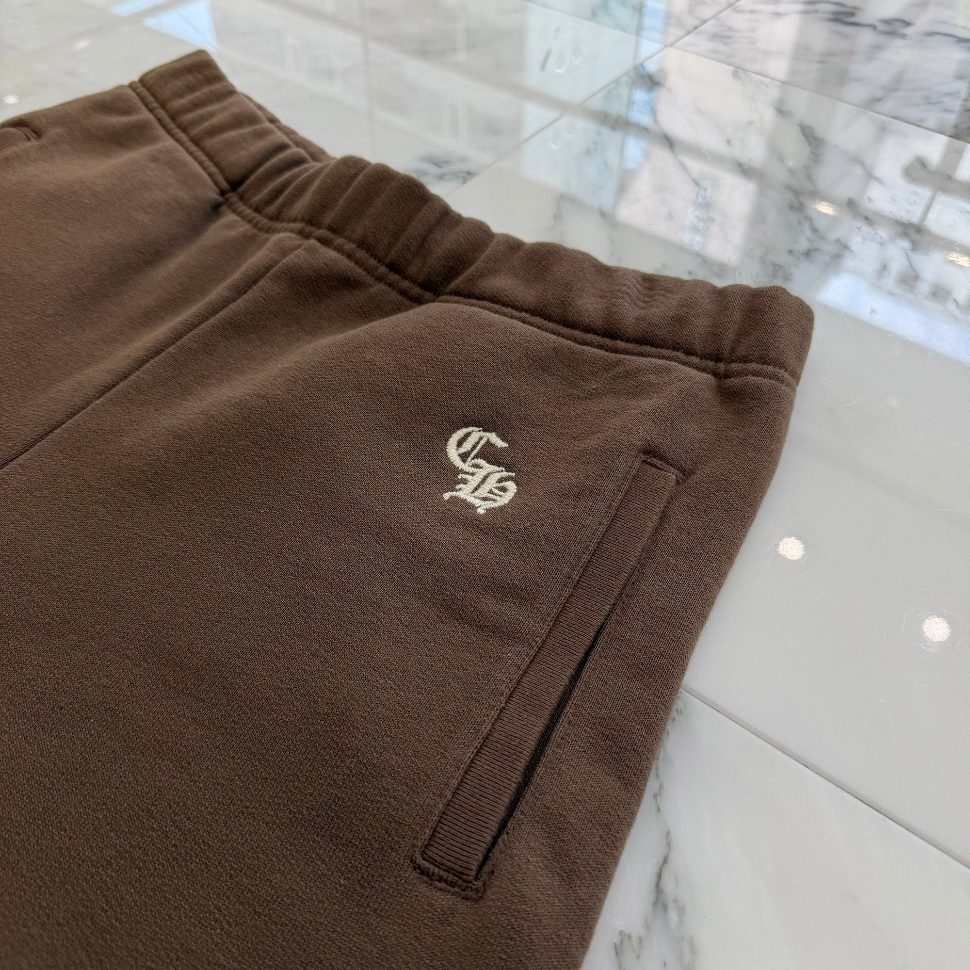 CHROME HEARTS Y NOT SLO RIDE Logo Sweat Half Pants Size S クロムハーツ ワイノット スローライド ロゴ スウェットハーフパンツ サイズS