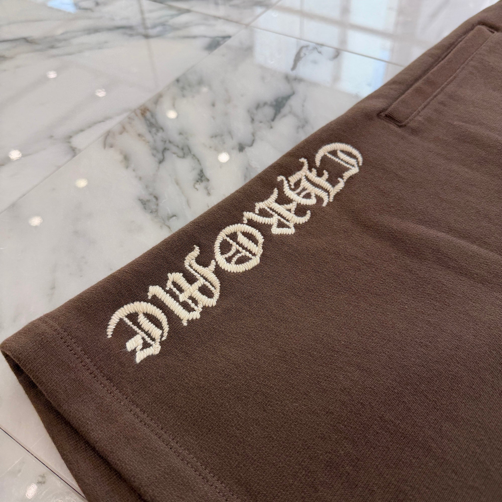 CHROME HEARTS Y NOT SLO RIDE Logo Sweat Half Pants Size S クロムハーツ ワイノット スローライド ロゴ スウェットハーフパンツ サイズS