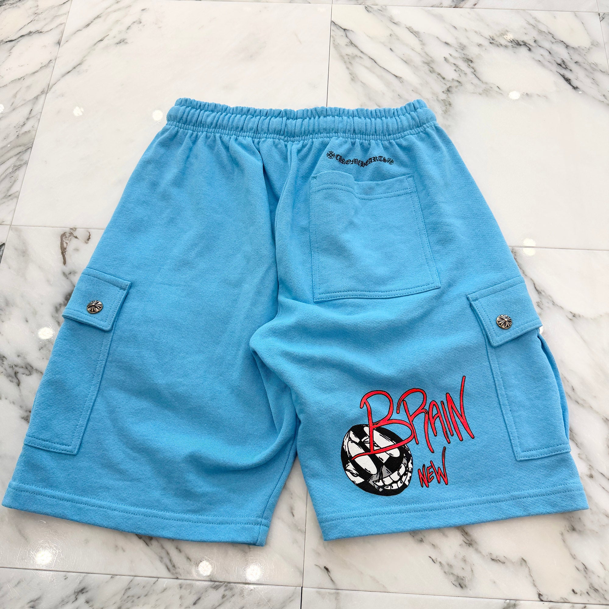 CHROME HEARTS×MATTY BOY 2024SS BRAIN NEW Sweat Shorts Size M クロムハーツ×マティボーイ ブレインニュー スウェットショーツ サイズM