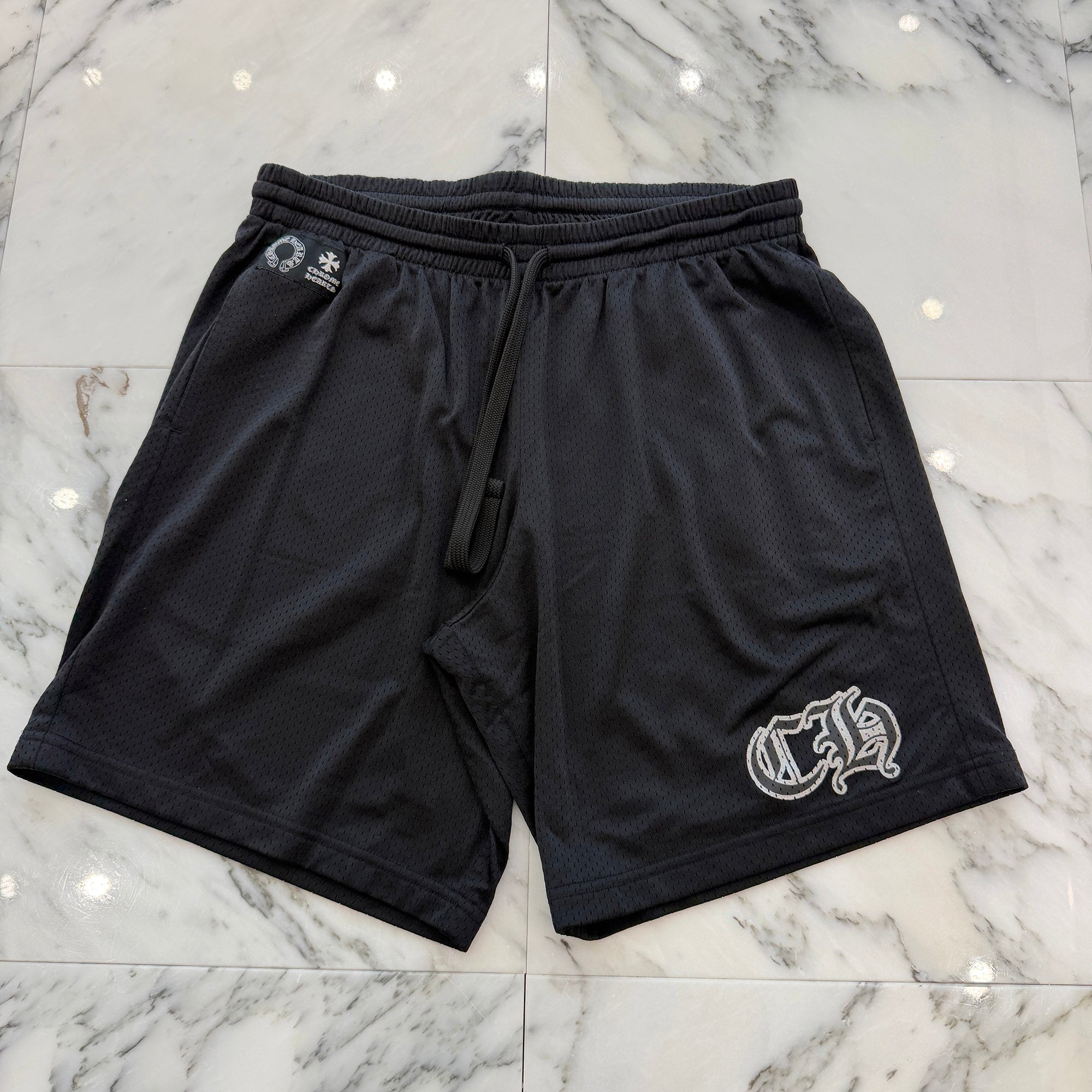 CHROME HEARTS Mesh Varsity Shorts Size L クロムハーツ メッシュヴァーシティーショーツ サイズL