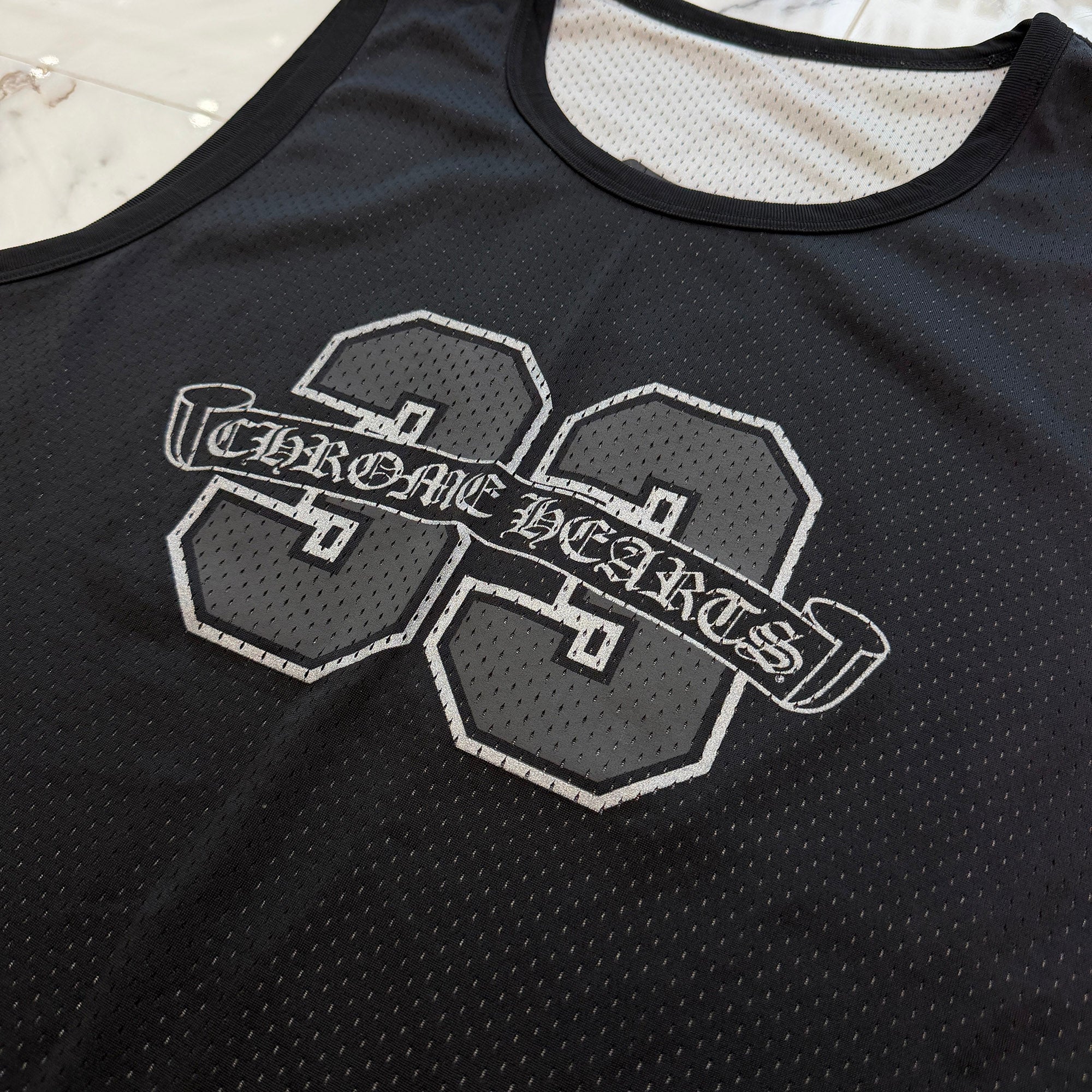 CHROME HEARTS Mesh Warm Up Jersey Size L クロムハーツ メッシュウォームアップジャージー サイズL