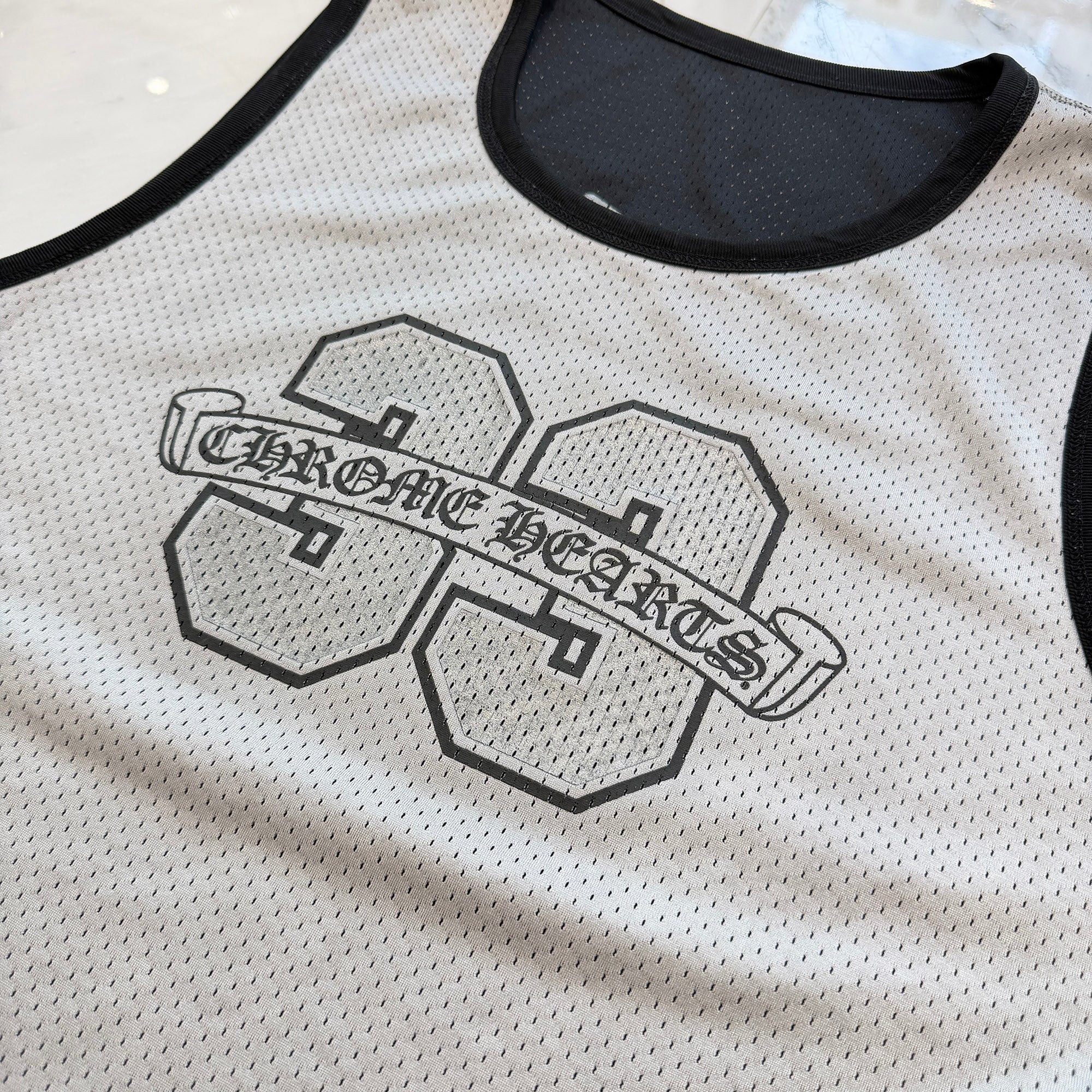 CHROME HEARTS Mesh Warm Up Jersey Size L クロムハーツ メッシュウォームアップジャージー サイズL
