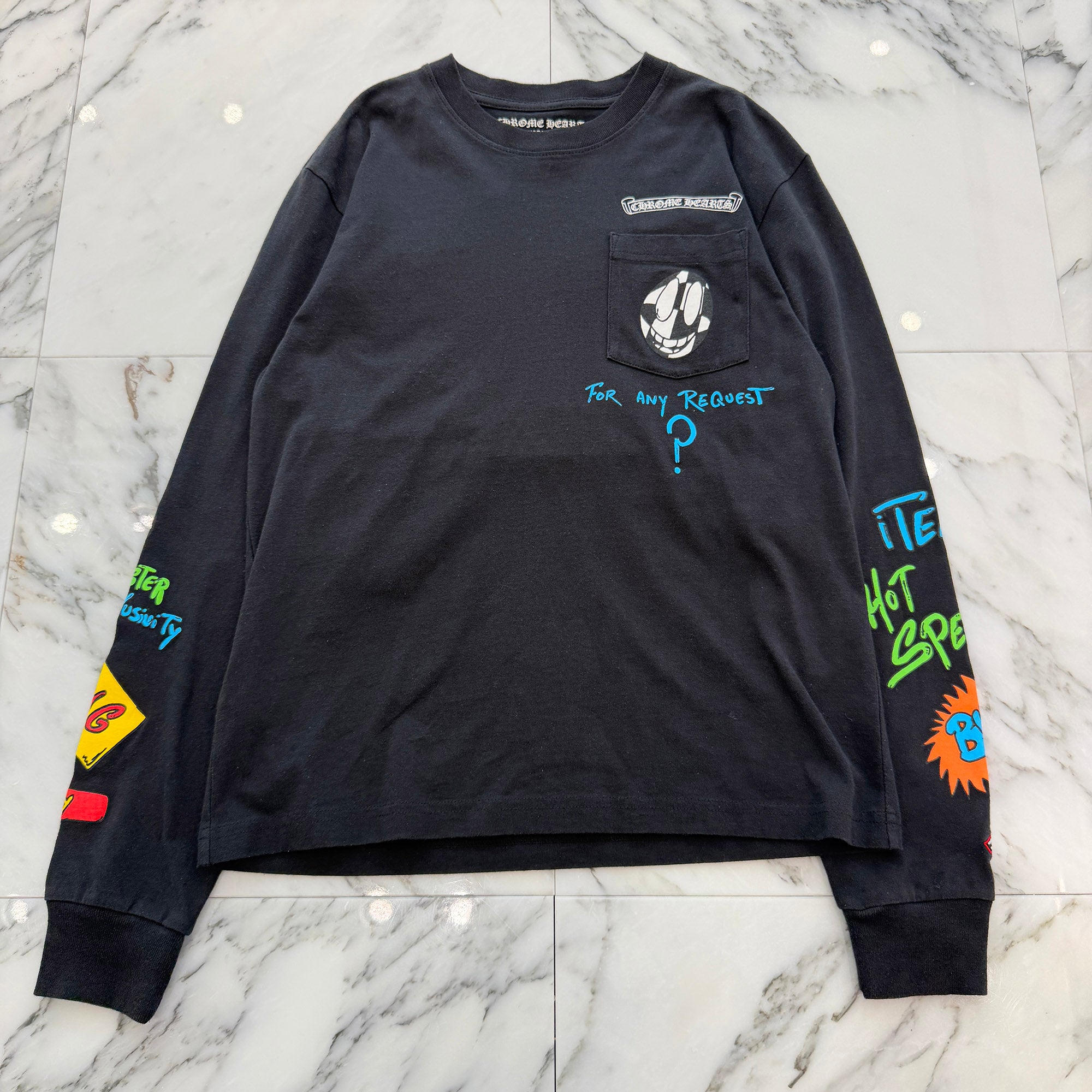 CHROME HEARTS × MATTY BOY PPO LINK Sex Records Long Sleeve Tee Size S クロムハーツ × マッティボーイ PPO リンク セックスレコーズ ロングスリーブTシャツ サイズS