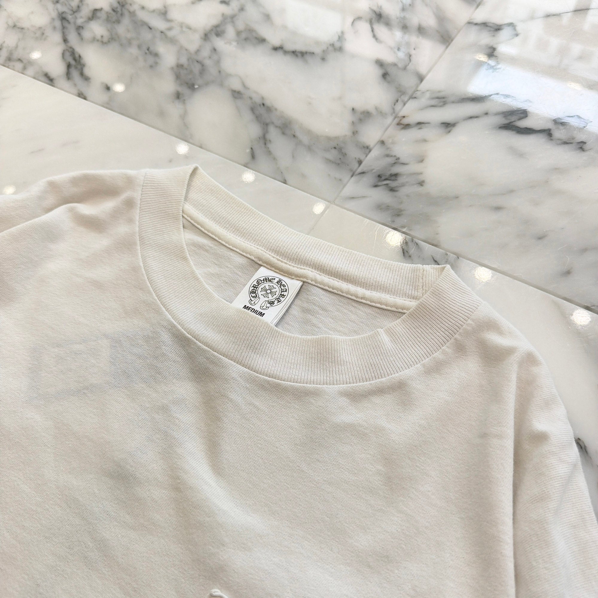 CHROME HEARTS Tire Track Long Sleeve Tee Size M クロムハーツ タイヤトラック ロングスリーブ Tシャツ サイズM