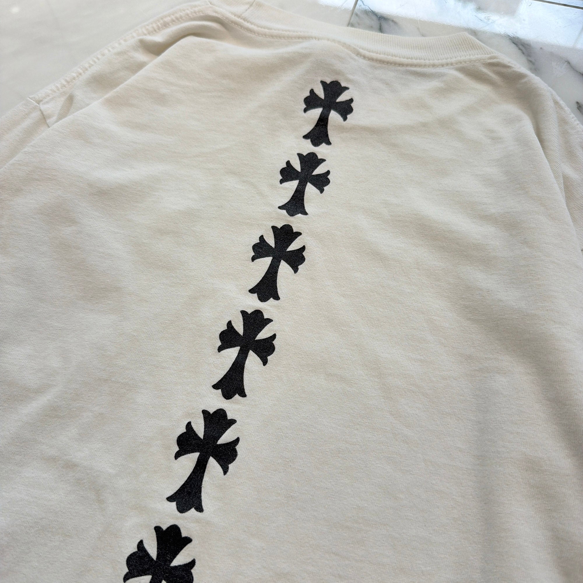 CHROME HEARTS Tire Track Long Sleeve Tee Size M クロムハーツ タイヤトラック ロングスリーブ Tシャツ サイズM