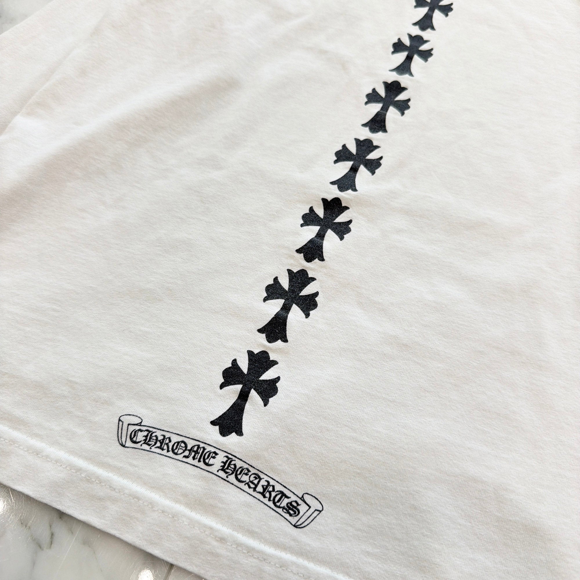 CHROME HEARTS Tire Track Long Sleeve Tee Size M クロムハーツ タイヤトラック ロングスリーブ Tシャツ サイズM