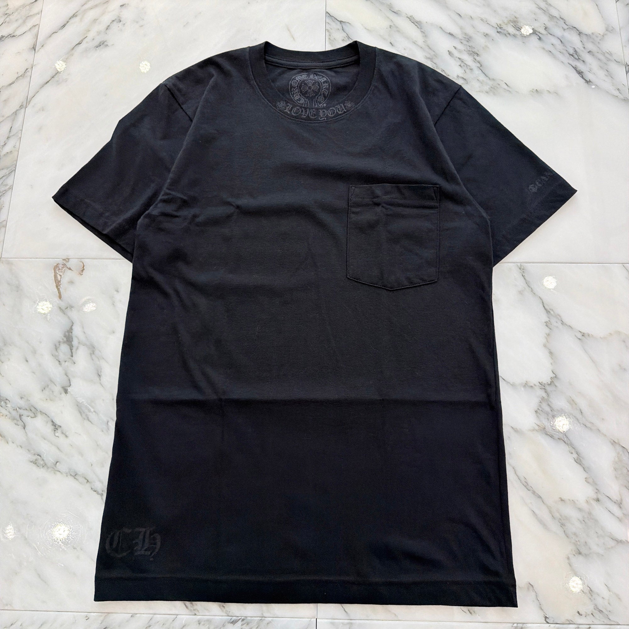 CHROME HEARTS Cannes Limited "LOVE YOU" Neck Logo Tee Size S クロムハーツ カンヌ限定 ラブユー ネックロゴ Tシャツ サイズS