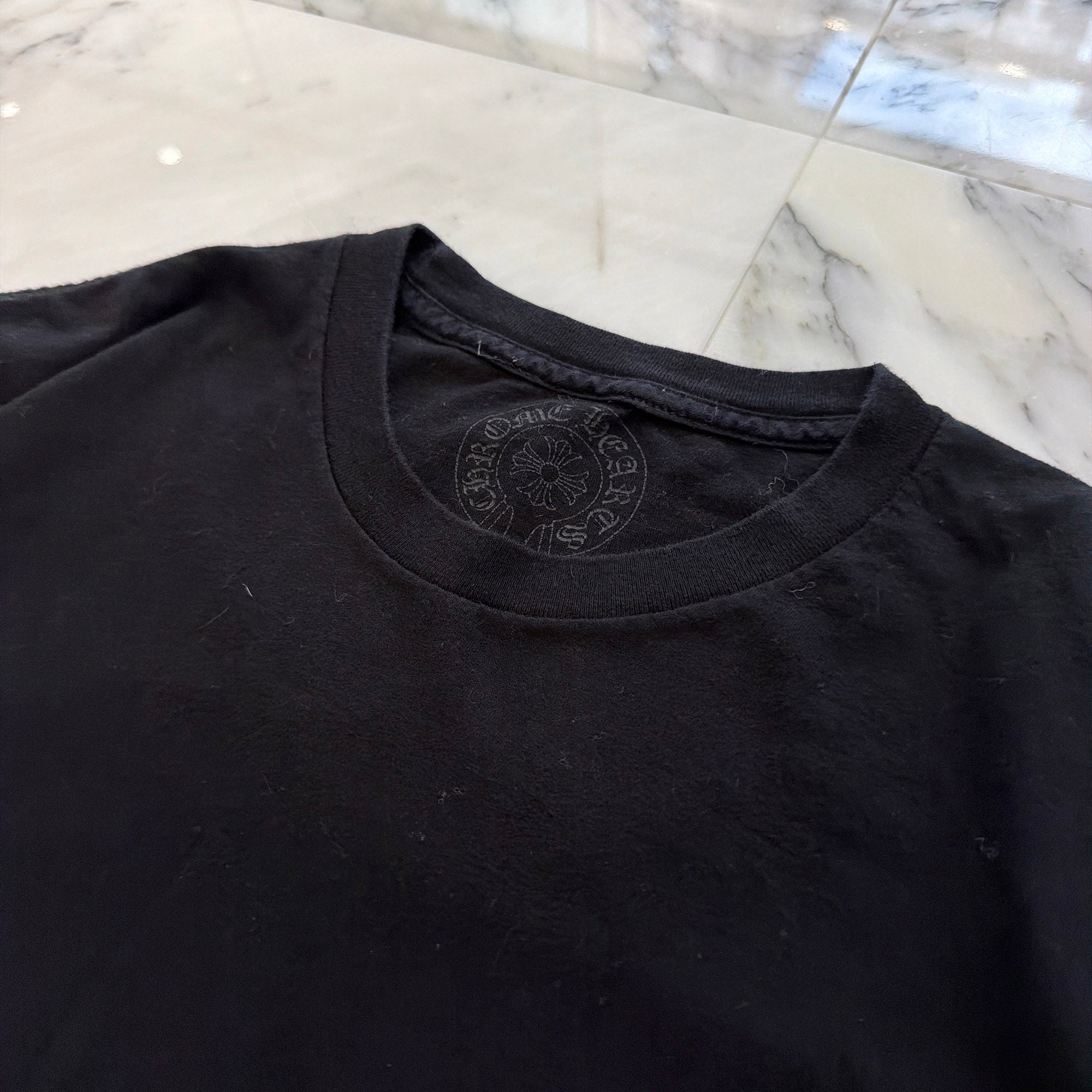 CHROME HEARTS FOTI Harris Teeter Print T Bar Logo Tee Size M クロムハーツ フォティ・ハリスティーター プリント Tバ－ ロゴTシャツ サイズM