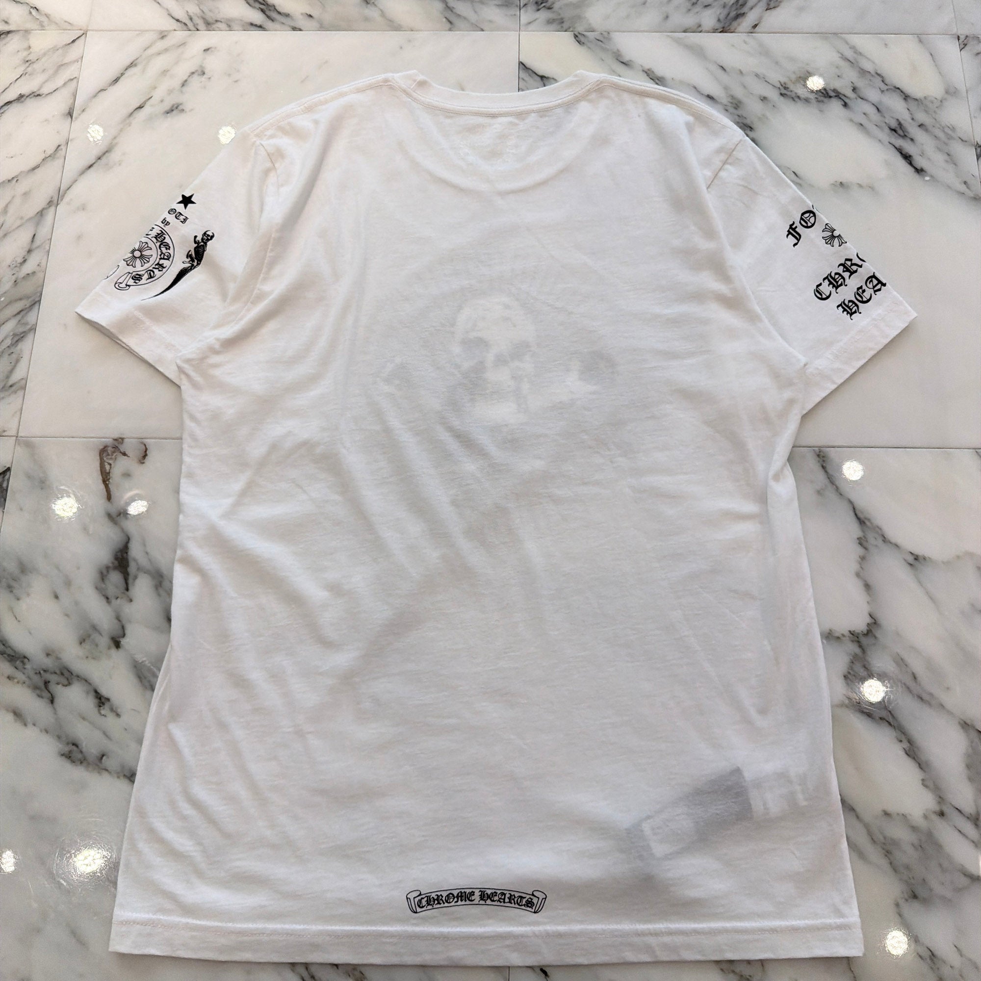 CHROME HEARTS FOTI Harris Teeter Print Tee Size M クロムハーツ フォティ・ハリスティーター プリント Tシャツ サイズM