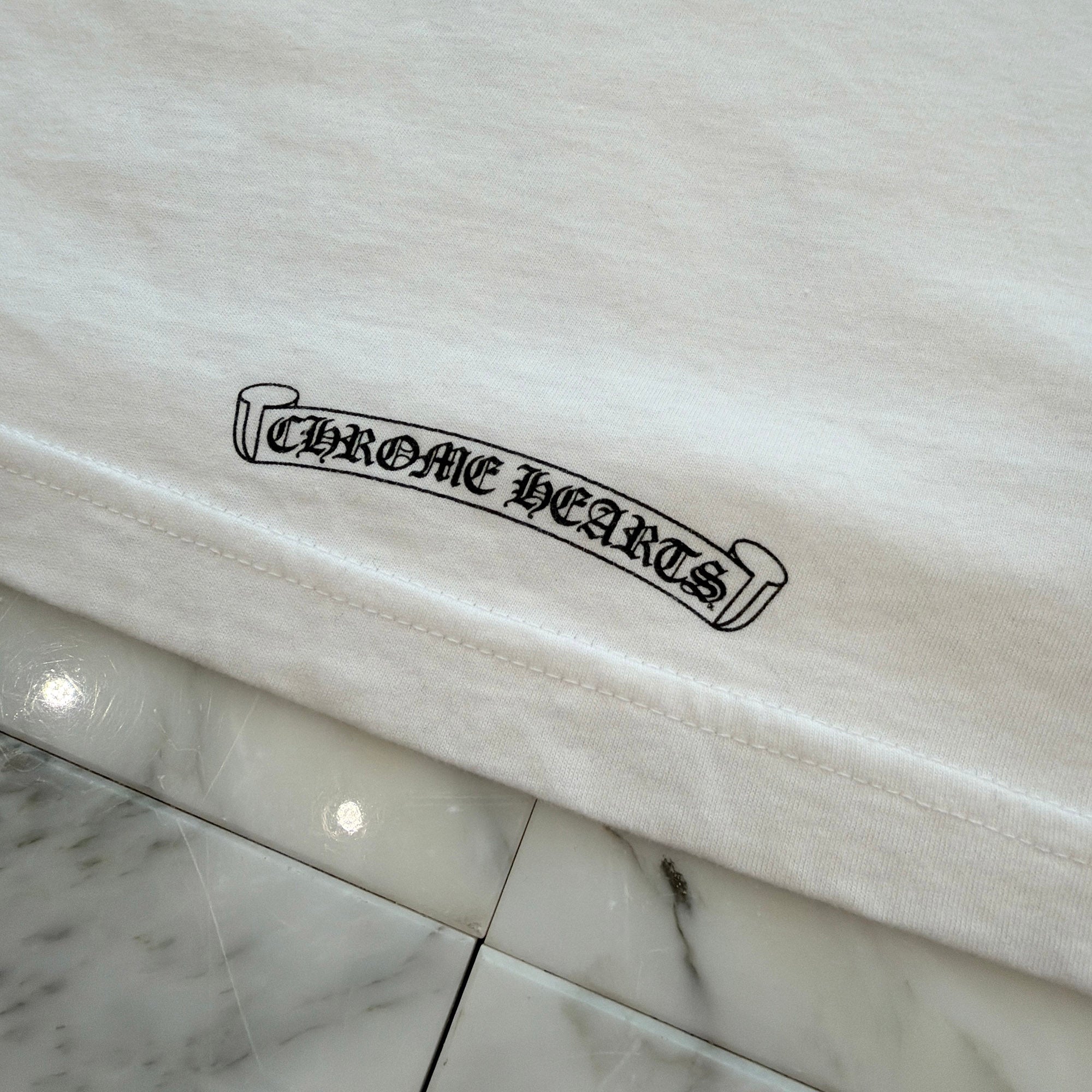 CHROME HEARTS FOTI Harris Teeter Print Tee Size M クロムハーツ