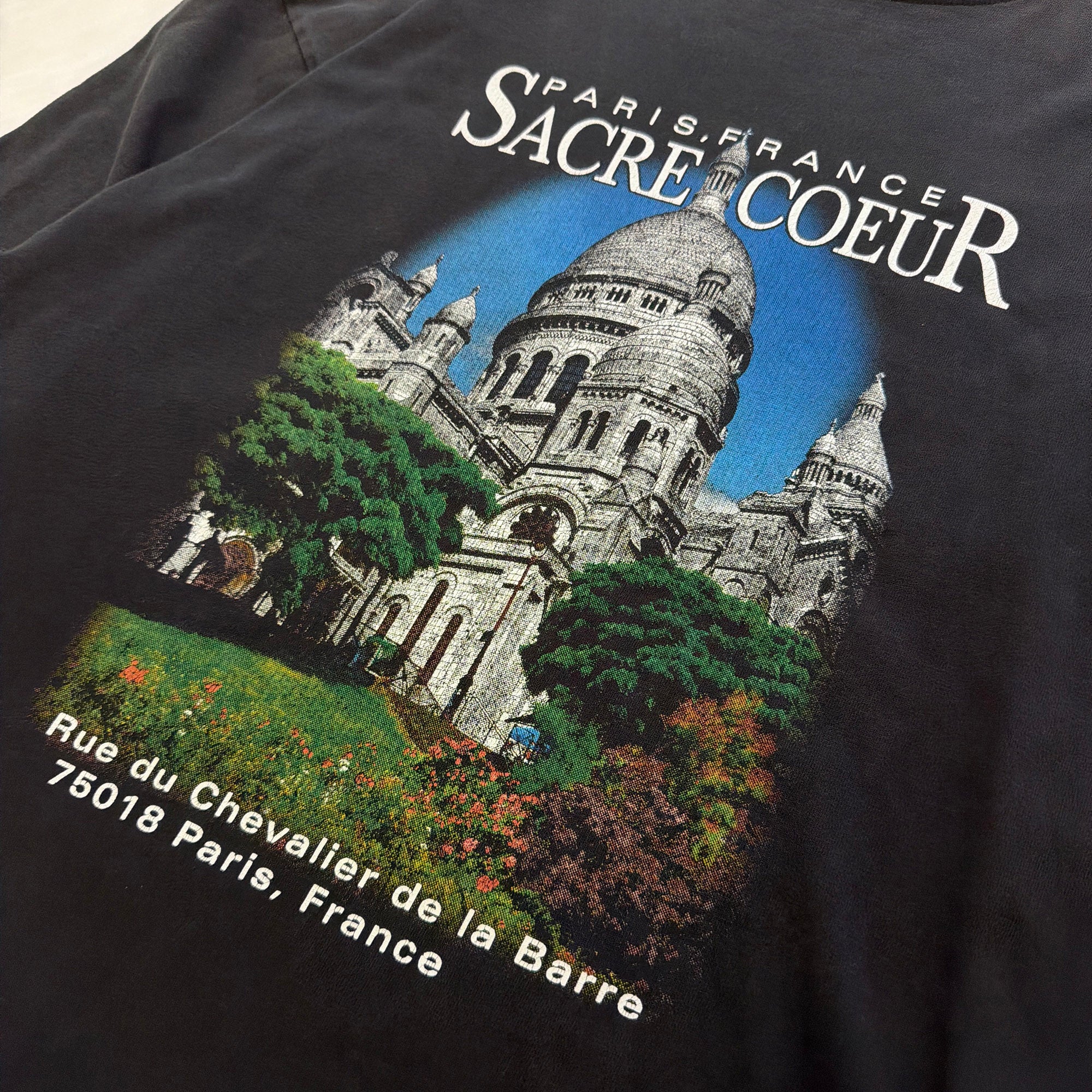 BALENCIAGA 2020AW "NOTRE DAME" Print Long Sleeve Tee 641667 TJVH6 Size XXS バレンシアガ  "ノートルダム" プリント ロングスリーブTシャツ サイズXXS