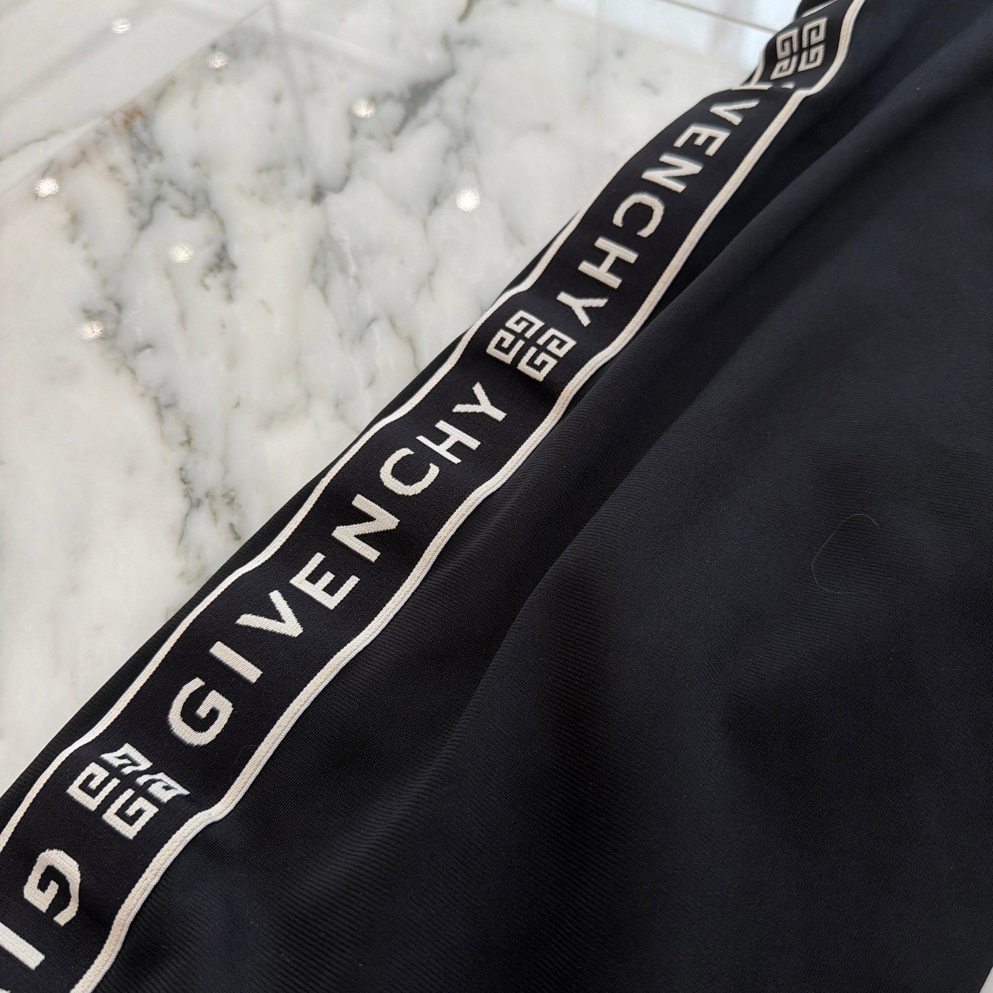 GIVENCHY 2019SS Logo Side Band Track Pants BM5095300B Size XS ジバンシィ ロゴサイドバンド トラックパンツ サイズXS