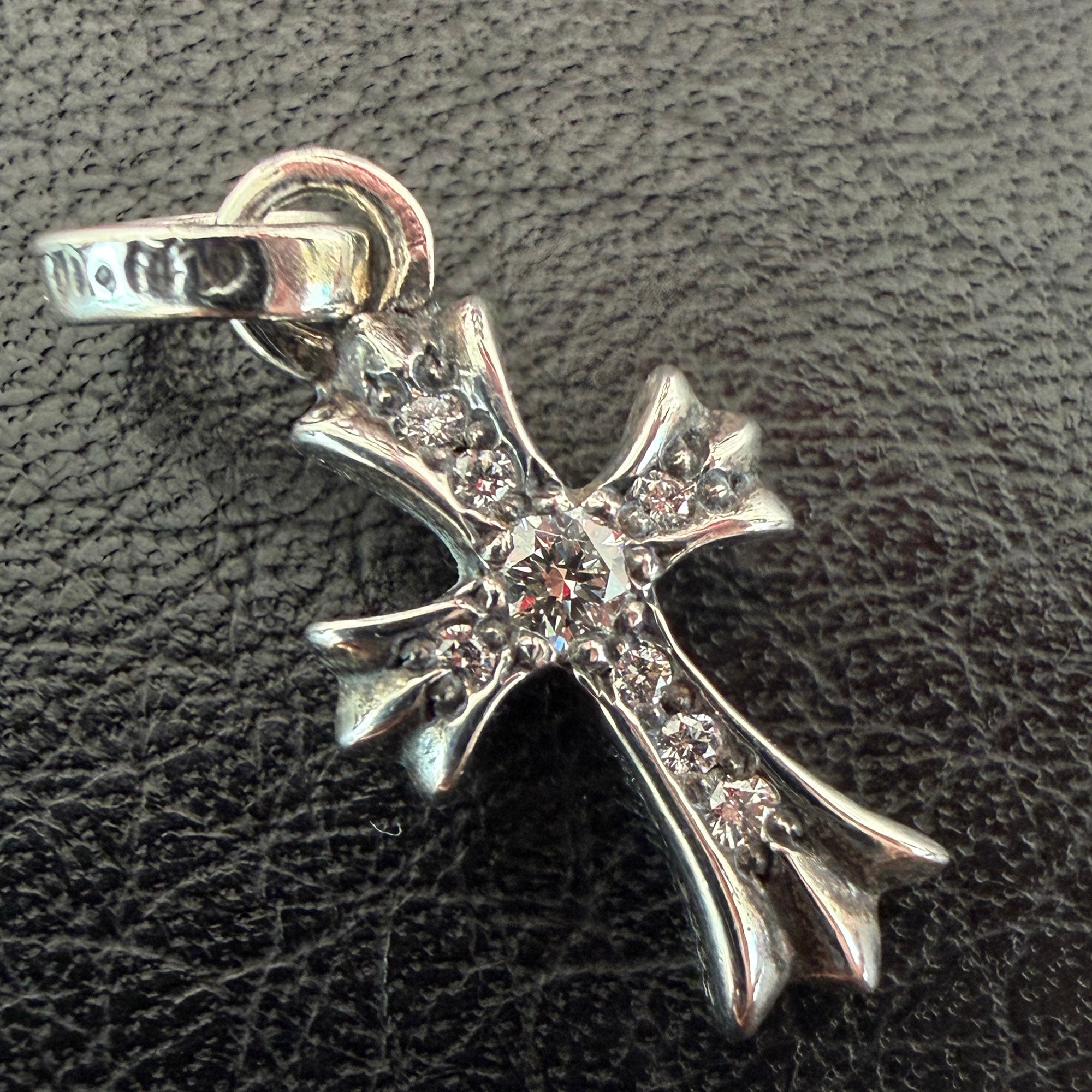 CHROME HEARTS Baby Fat Cross Pave Diamond Pendant Top クロムハーツ ベビーファット クロス パヴェダイヤモンド ペンダントトップ
