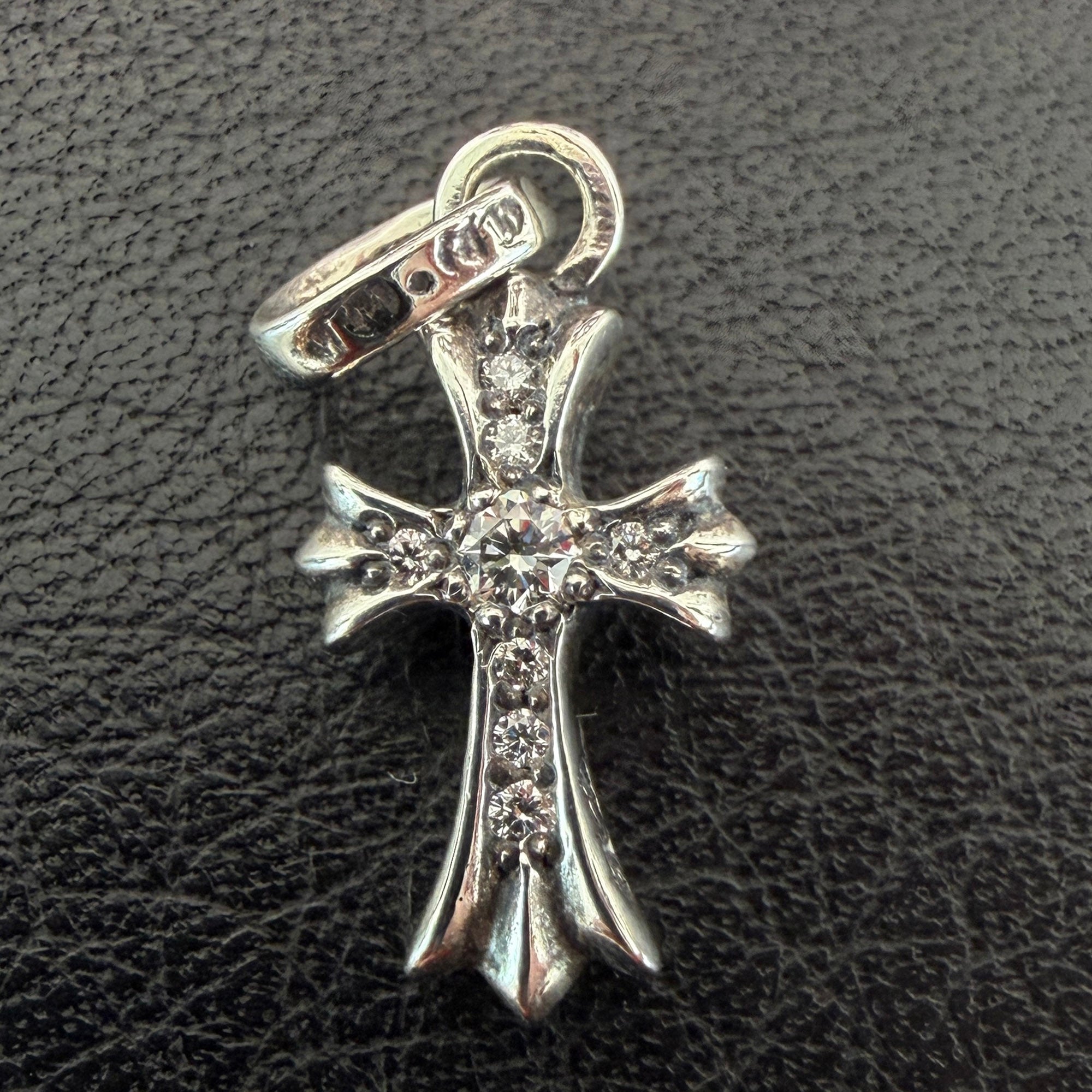 CHROME HEARTS Baby Fat Cross Pave Diamond Pendant Top クロムハーツ ベビーファット クロス パヴェダイヤモンド ペンダントトップ